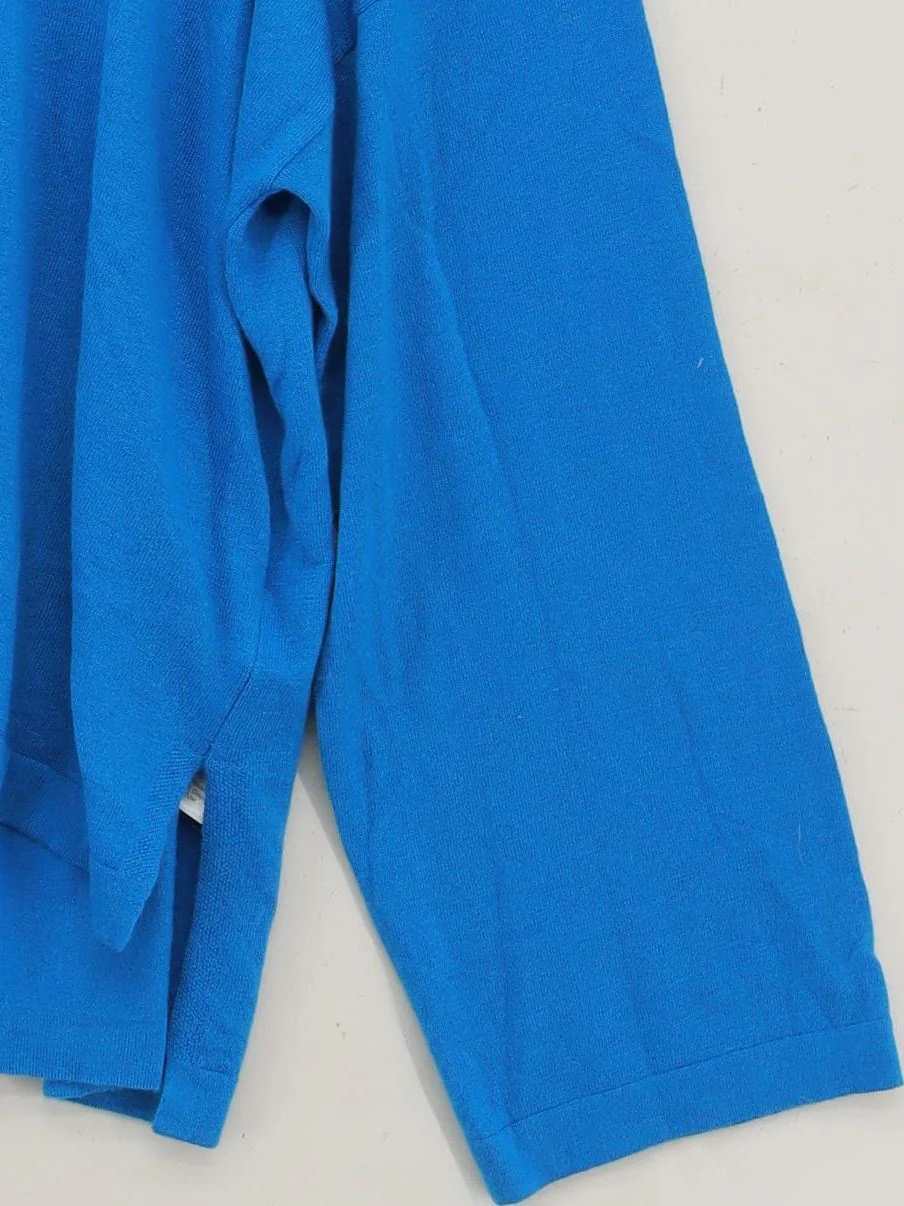 Hush Women's Jumper XL Blue Wool with Viscose, Polyamide Round Neck Pullover - Image 4