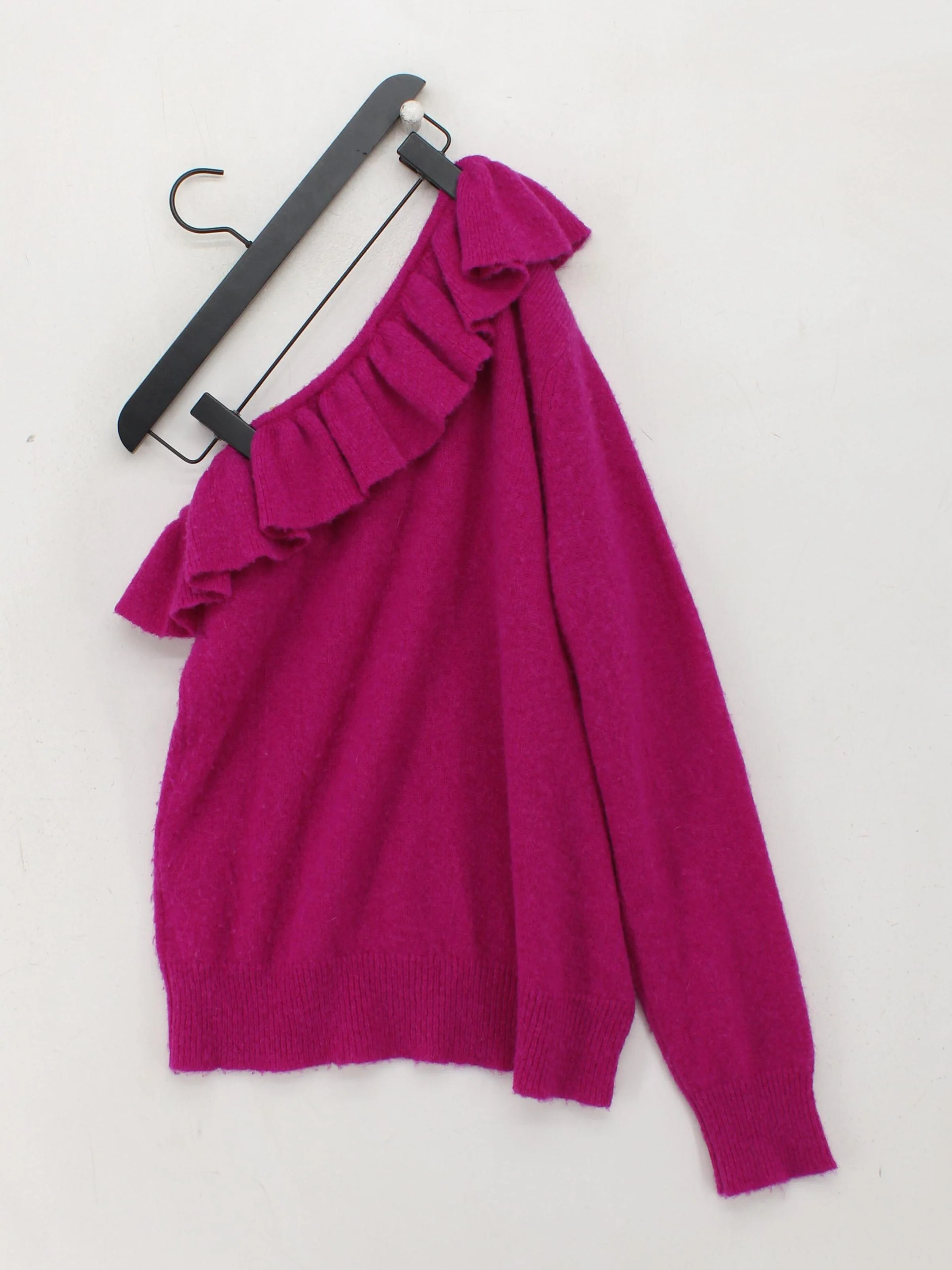 Hush Women's Jumper XL Pink Polyamide with Wool, Other Round Neck Pullover - Image 2