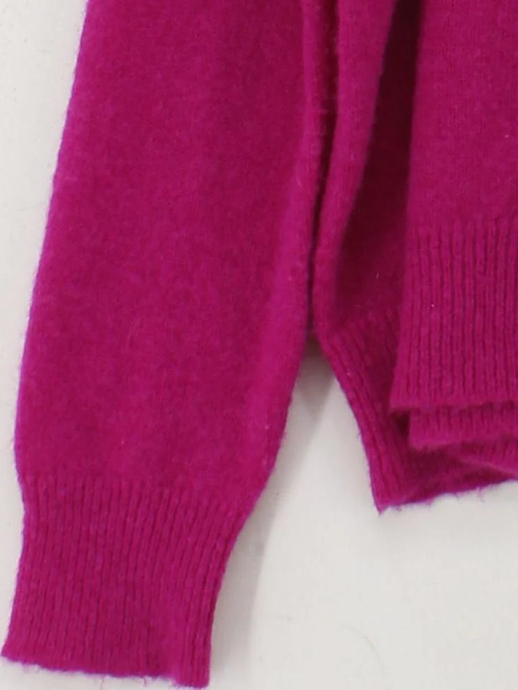 Hush Women's Jumper XL Pink Polyamide with Wool, Other Round Neck Pullover - Image 4