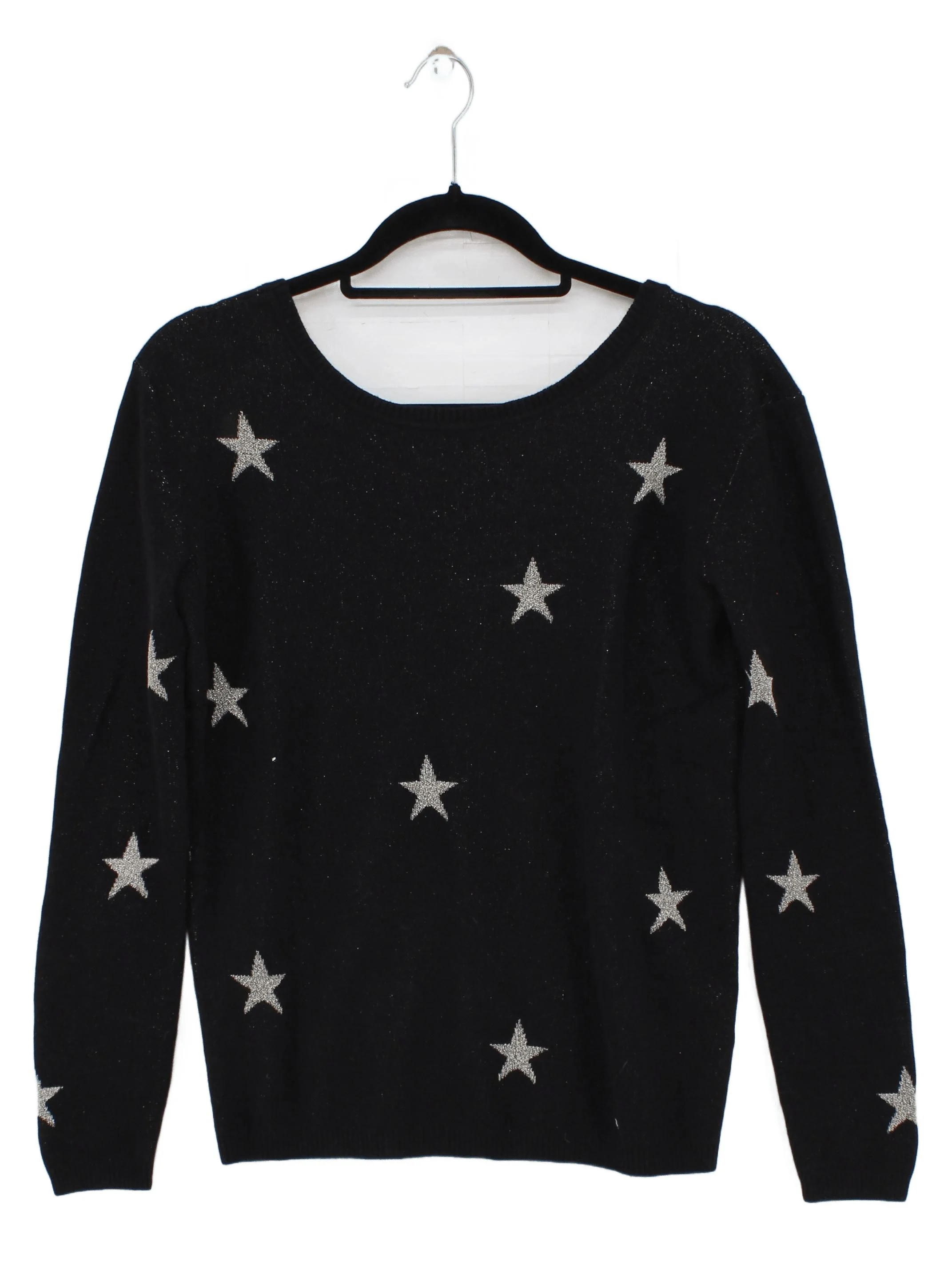 Hush Women's Jumper XS Black Viscose with Cotton, Polyester Pullover