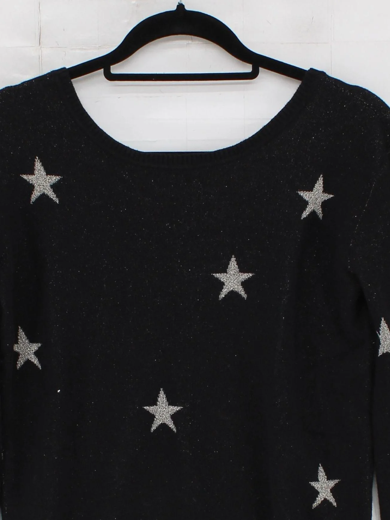 Hush Women's Jumper XS Black Viscose with Cotton, Polyester Pullover - Image 3