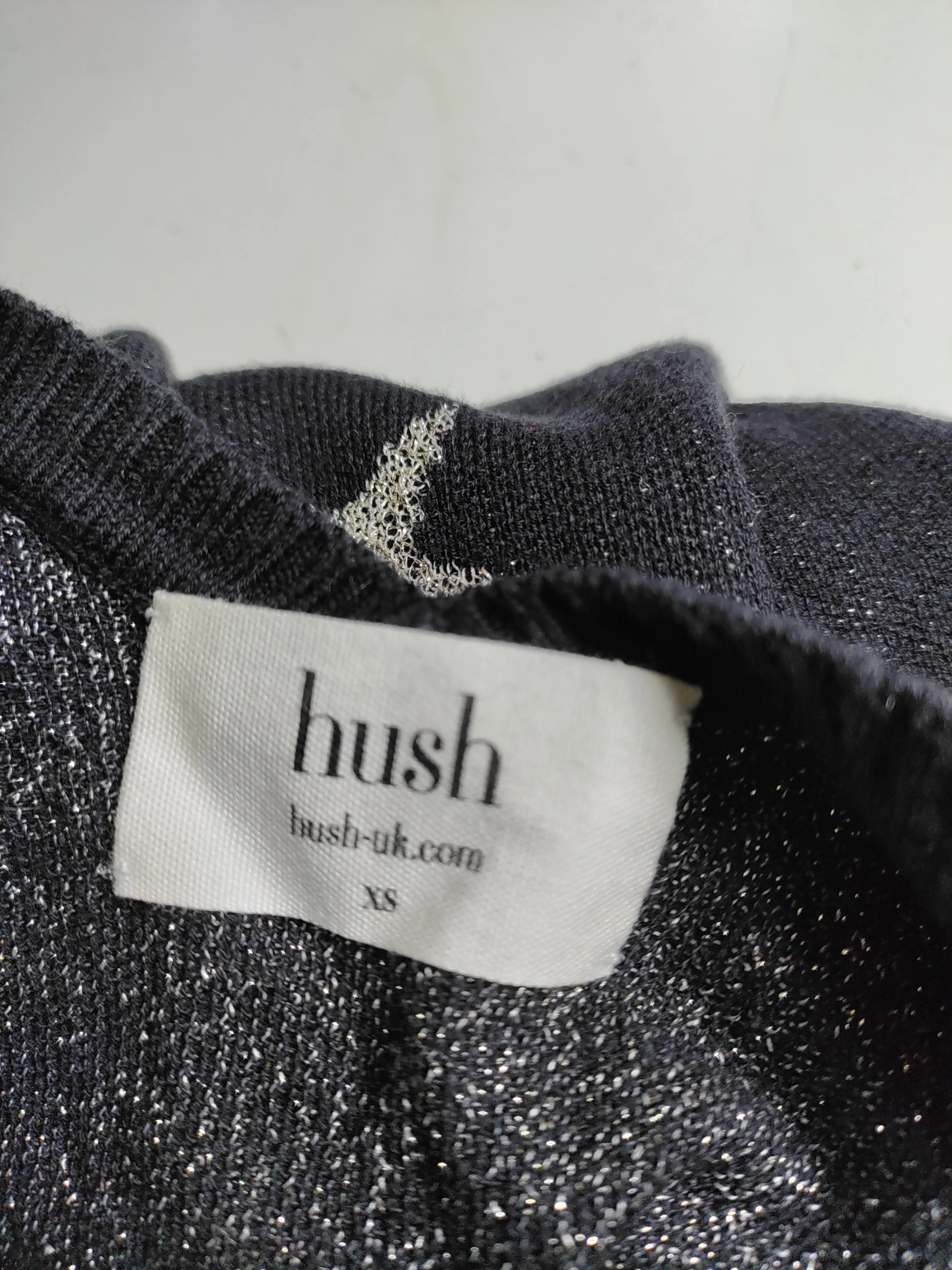 Hush Women's Jumper XS Black Viscose with Cotton, Polyester Pullover - Image 5