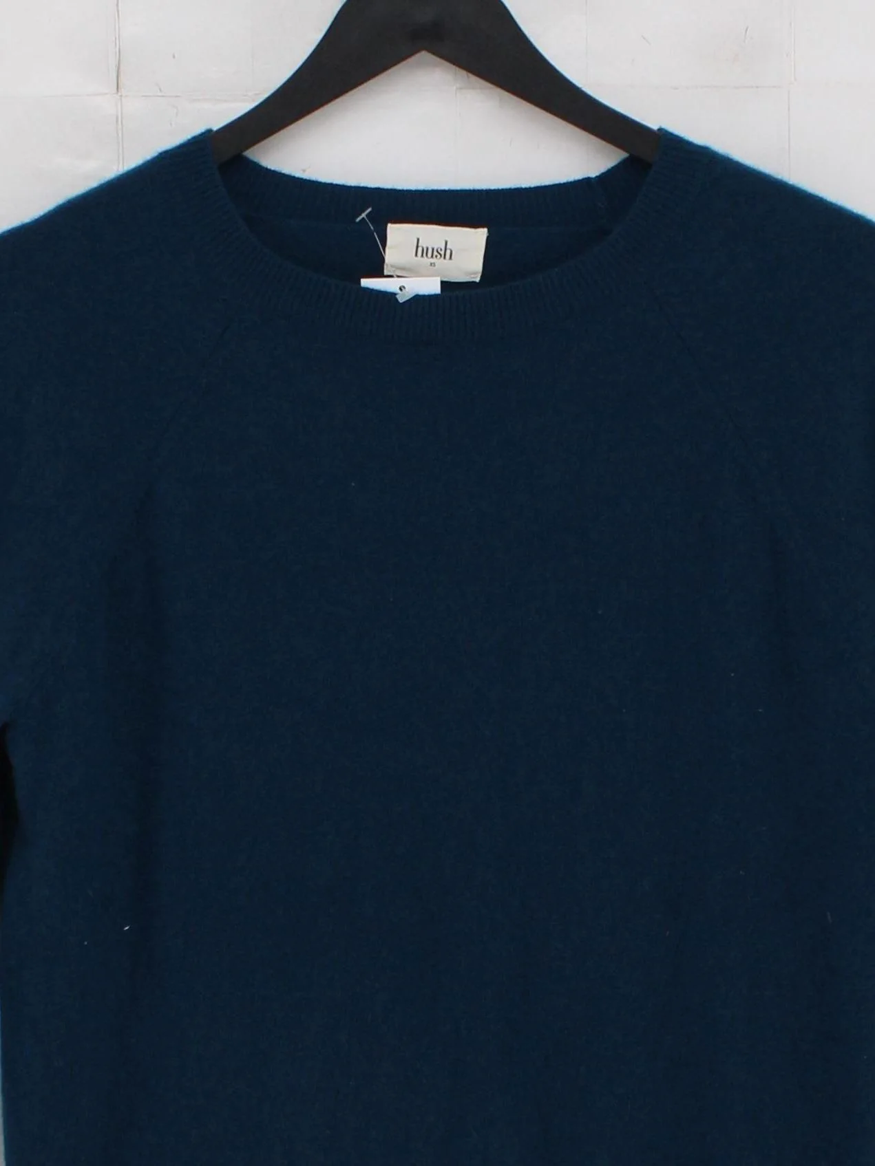 Hush Women's Jumper XS Blue 100% Cashmere Round Neck Pullover - Image 3
