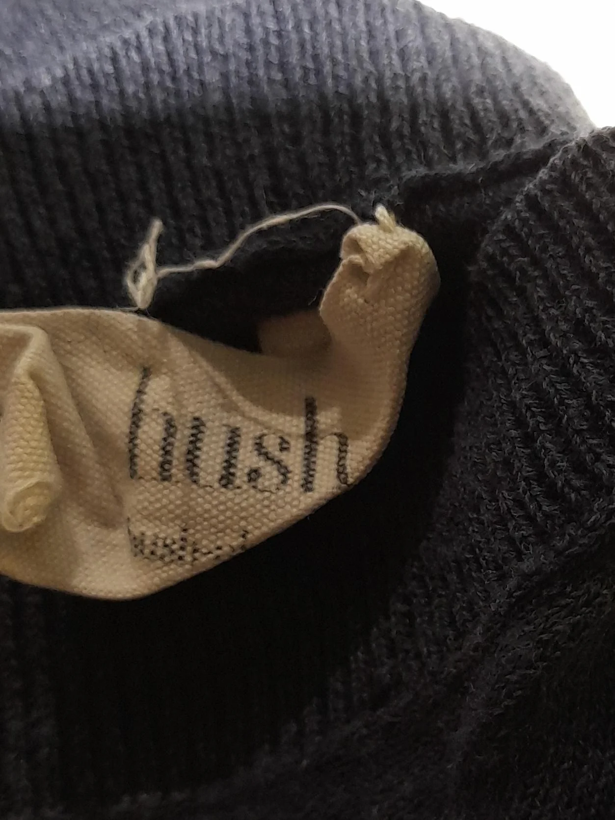 Hush Women's Jumper XS Blue Linen with Cotton V-Neck Pullover - Image 5