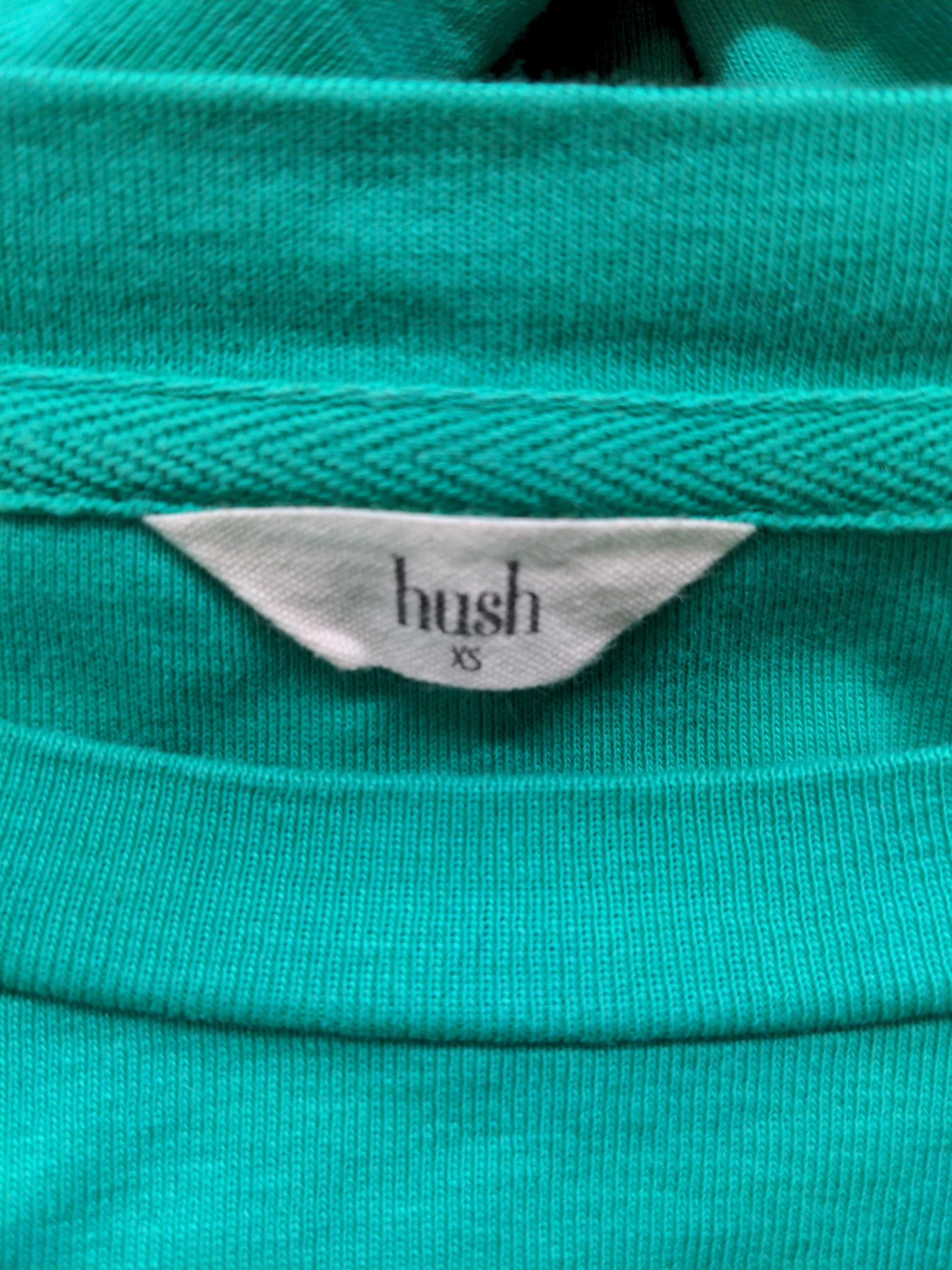 Hush Women's Jumper XS Green 100% Cotton Round Neck Pullover - Image 5