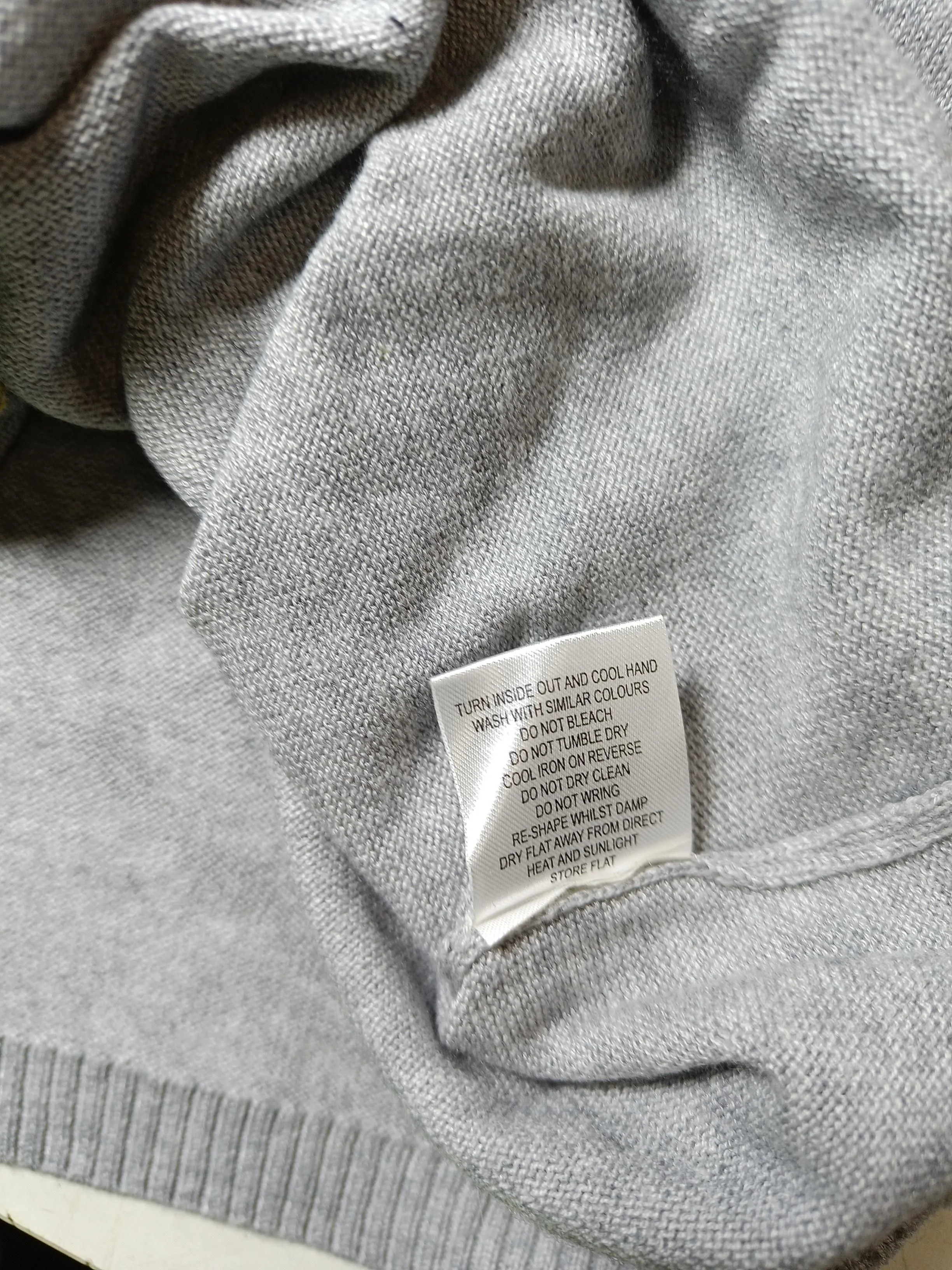Hush Women's Jumper XS Grey Graphic 100% Other Crew Neck Pullover - Image 6