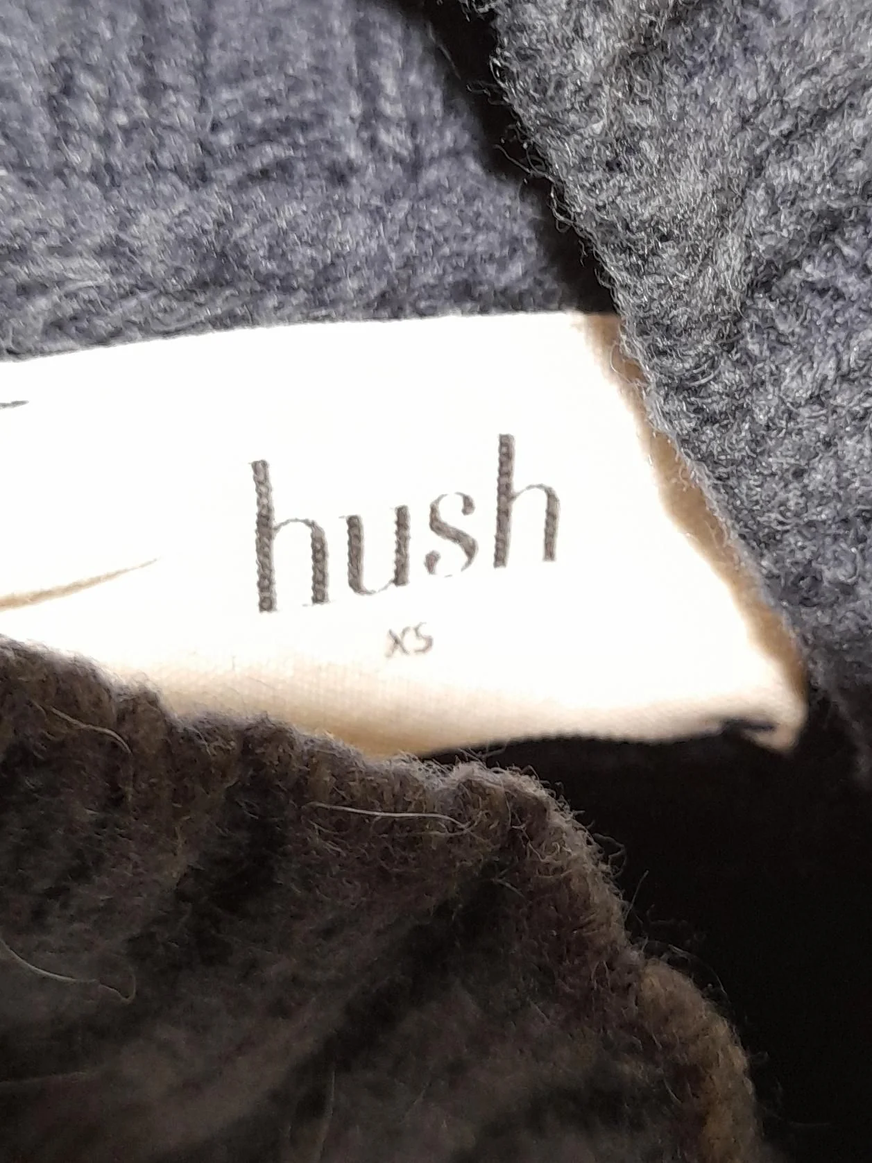 Hush Women's Jumper XS Grey Wool with Polyamide, Other High Neck Pullover - Image 6