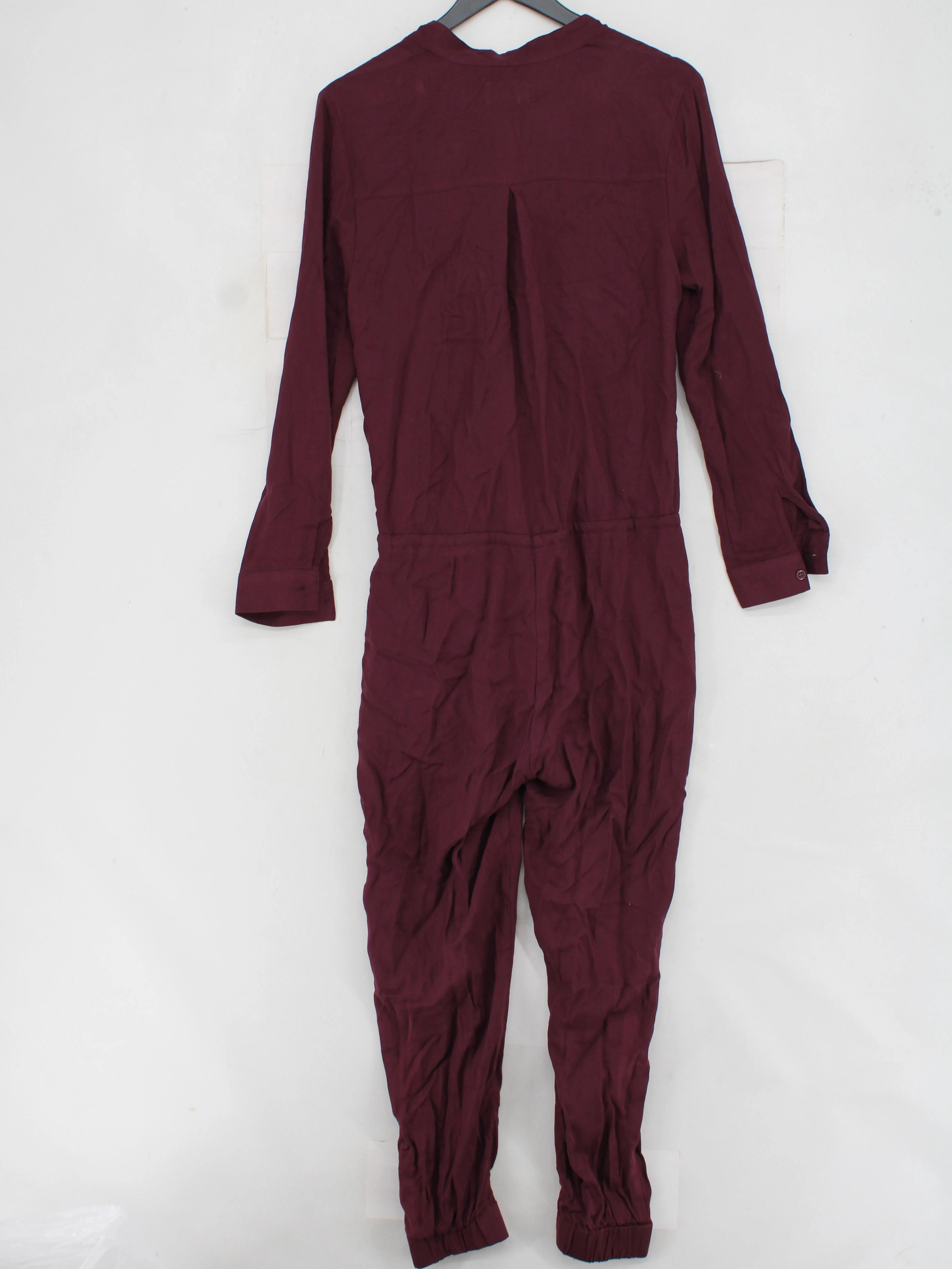 Hush Women's Jumpsuit UK 10 Purple 100% Rayon Tapered Jumpsuit - Image 2