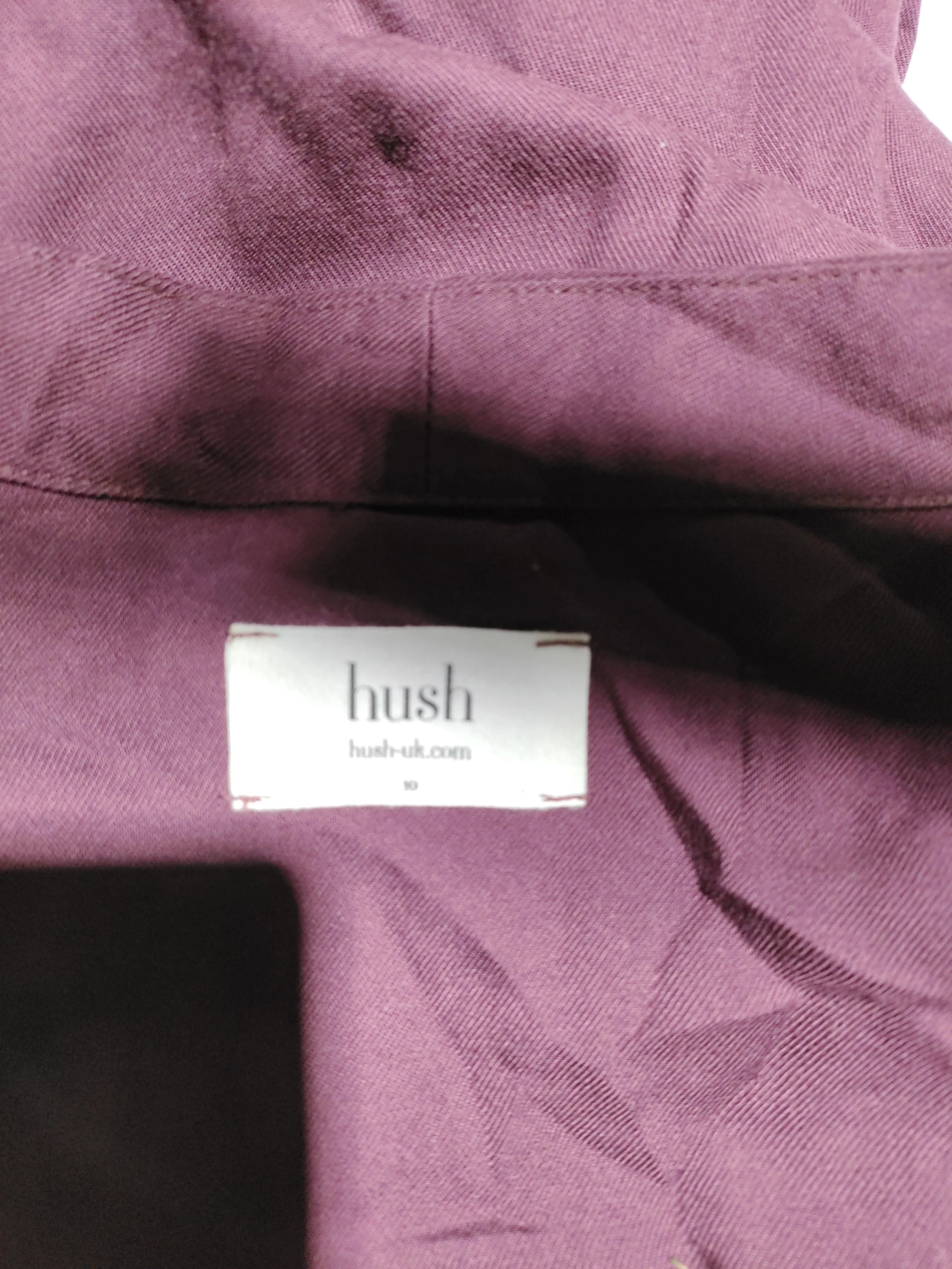 Hush Women's Jumpsuit UK 10 Purple 100% Rayon Tapered Jumpsuit - Image 5