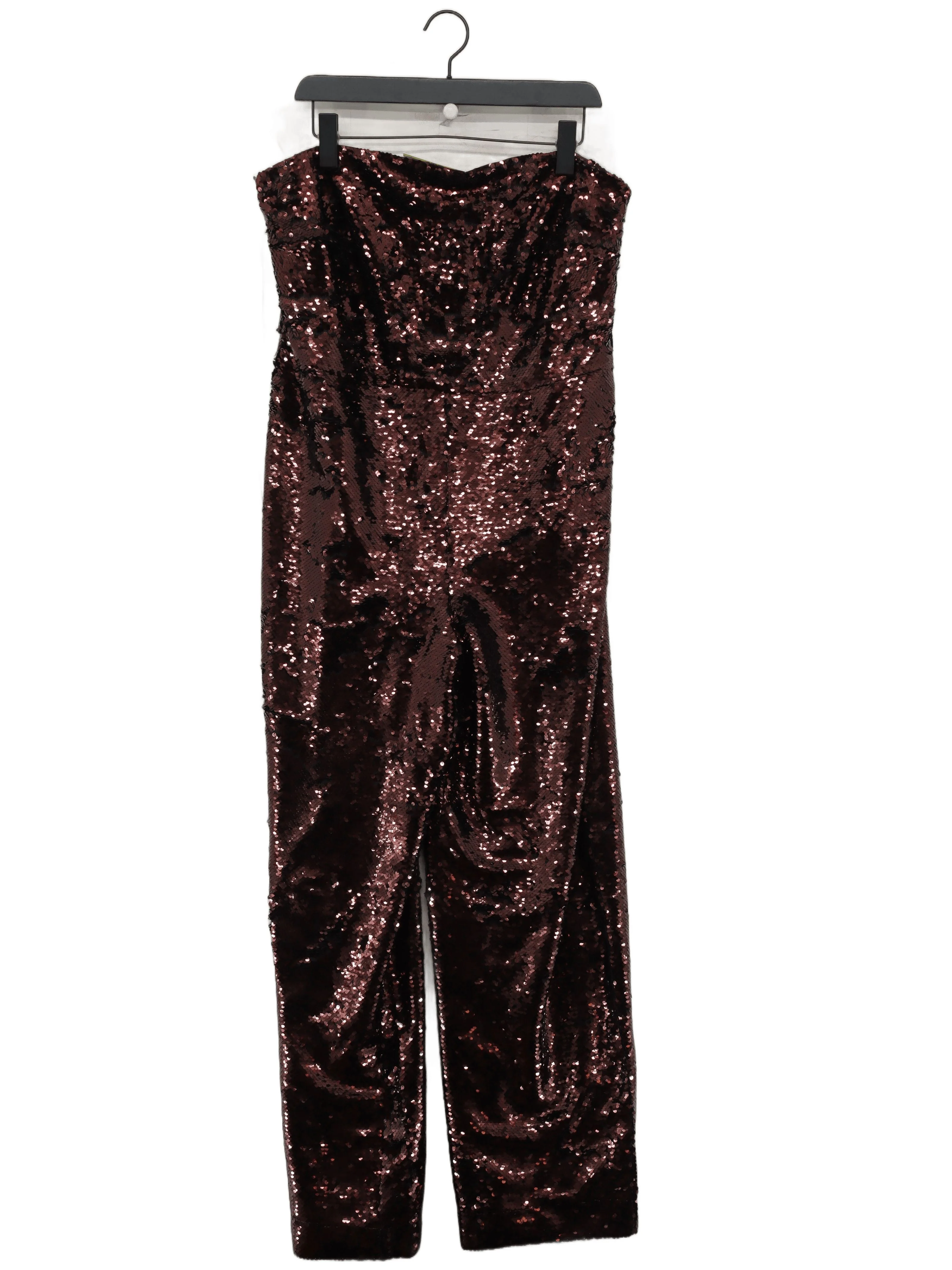 Hush Women's Jumpsuit UK 16 Brown 100% Polyester Wide-Leg Jumpsuit New with tags