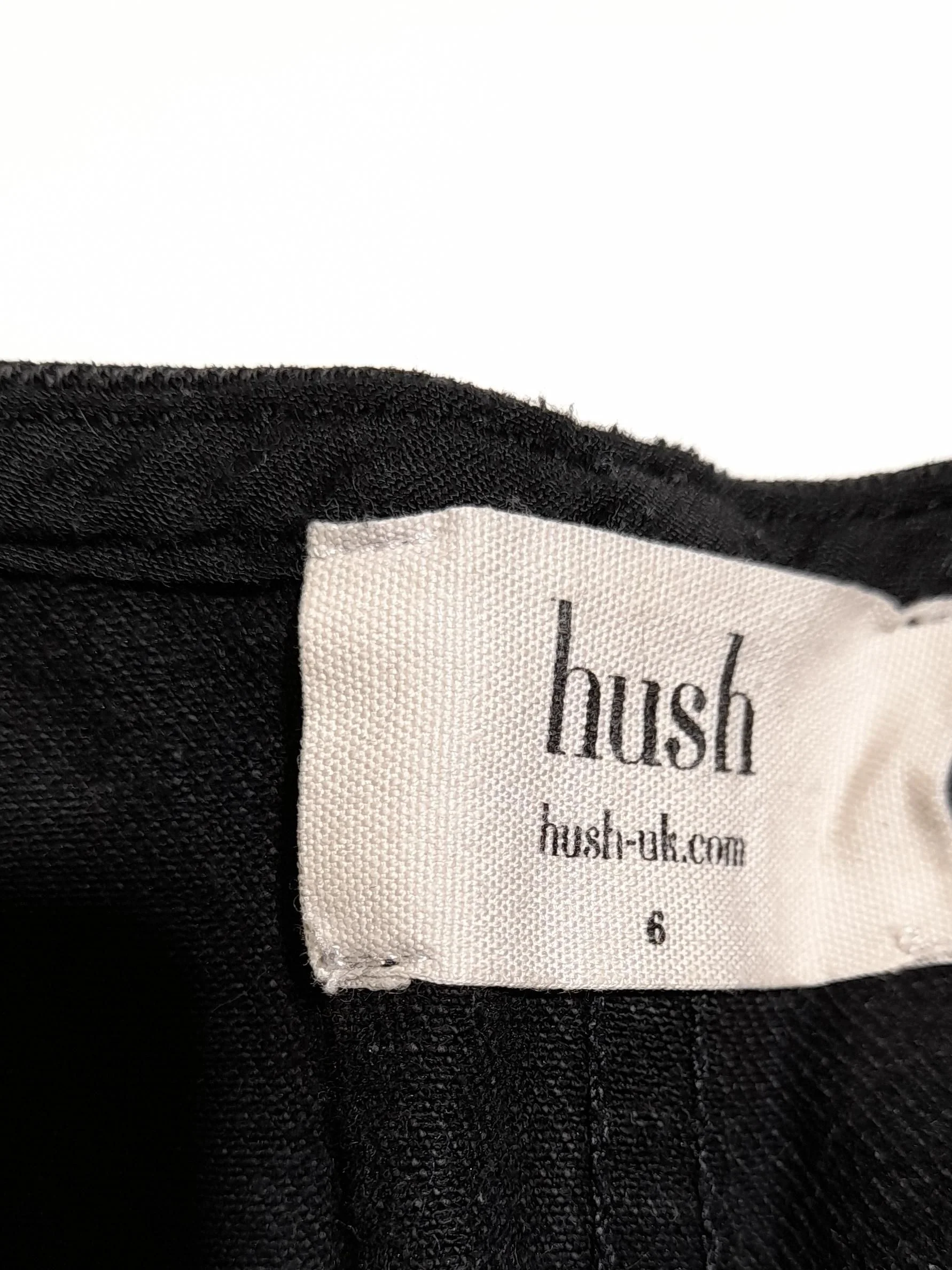 Hush Women's Jumpsuit UK 6 Black Cotton with Polyester, Viscose Jumpsuit - Image 5