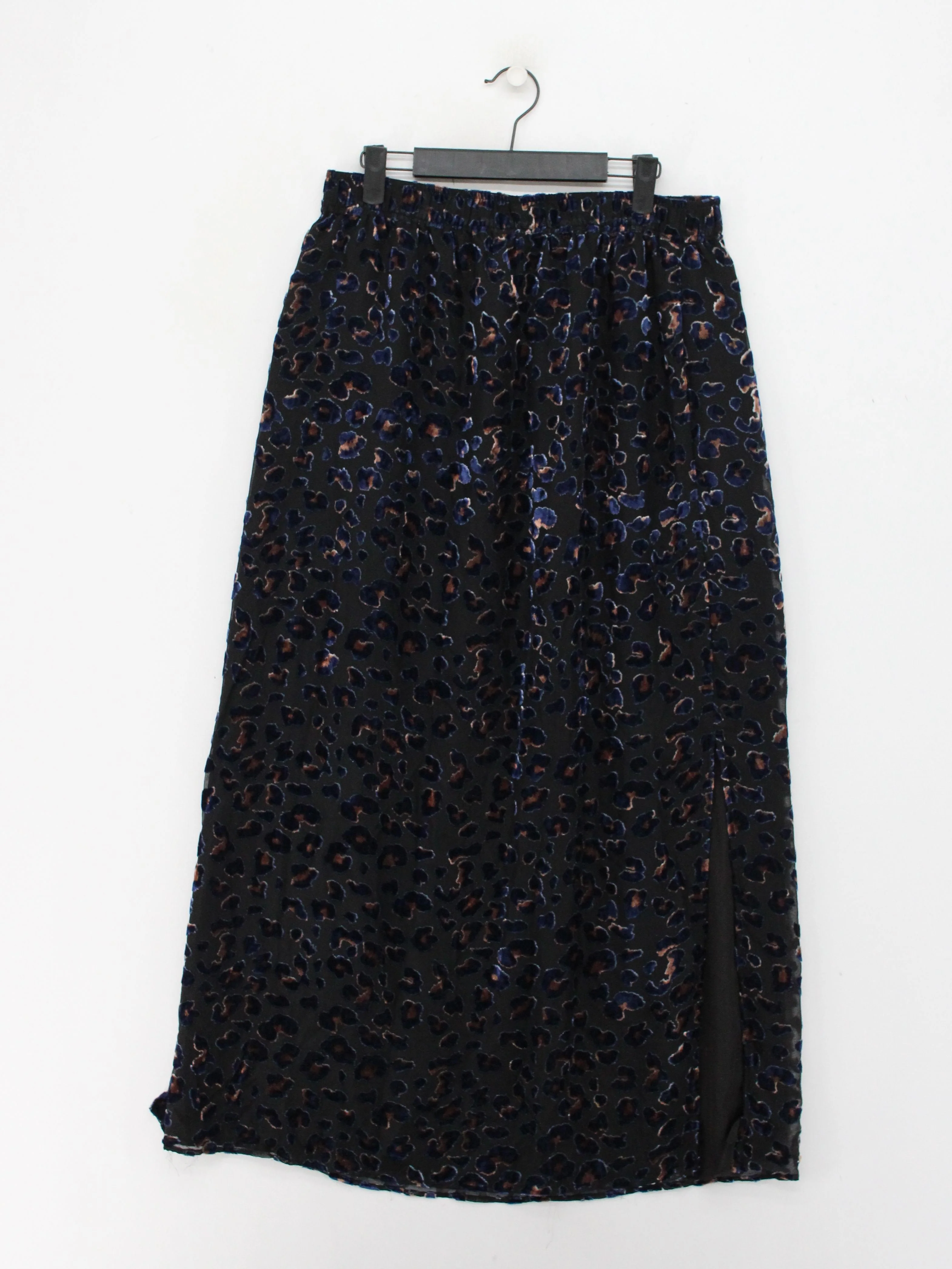 Hush Women's Maxi Skirt UK 12 Black Viscose with Polyamide, Polyester Maxi - Image 2