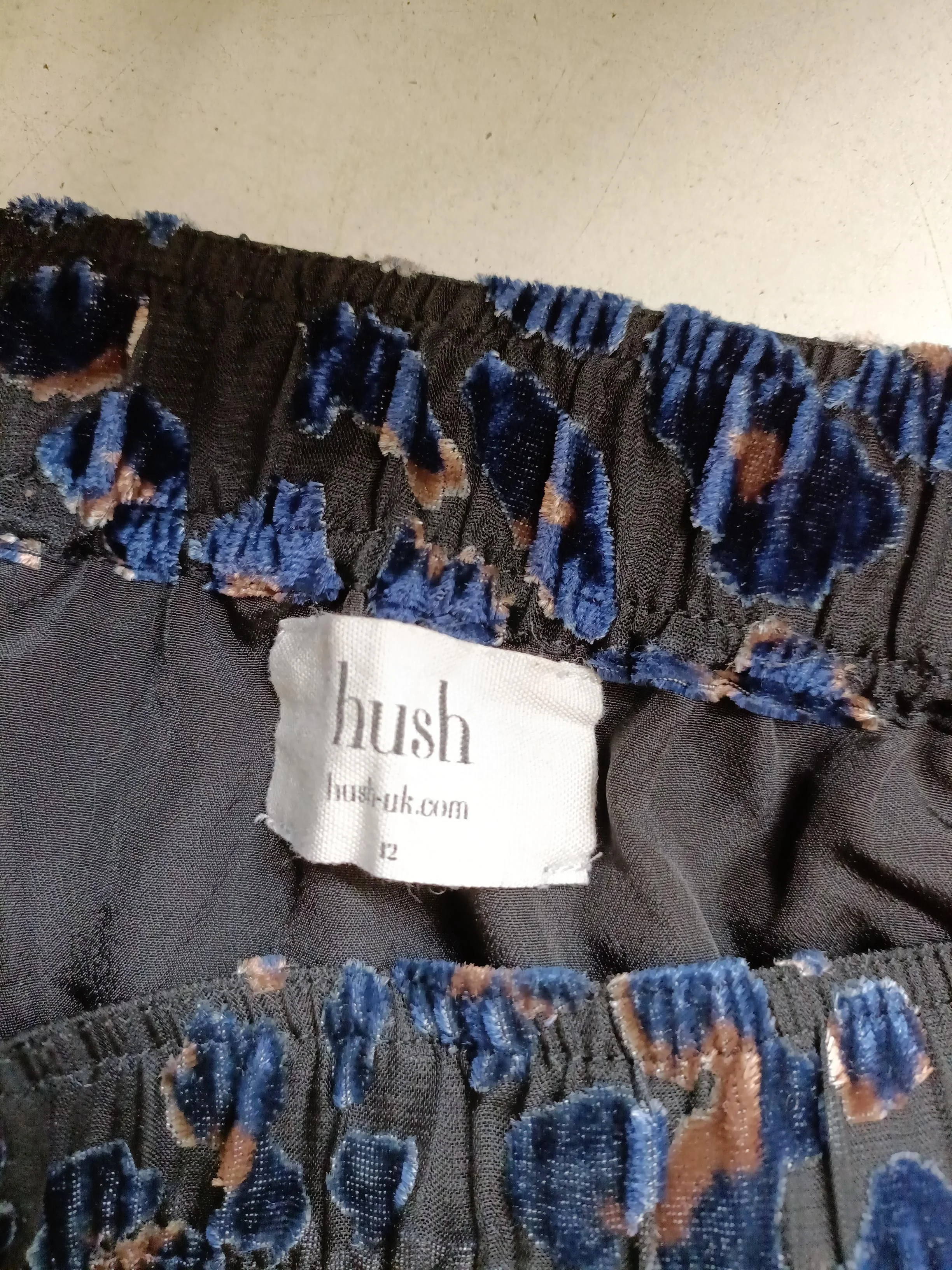 Hush Women's Maxi Skirt UK 12 Black Viscose with Polyamide, Polyester Maxi - Image 5