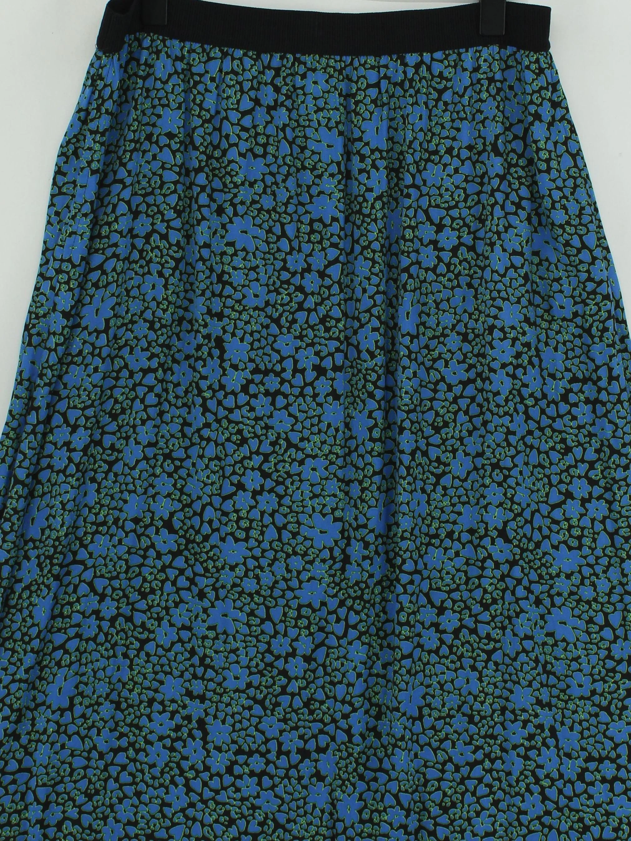 Hush Women's Midi Skirt L Multi Floral 100% Polyester Midi A-Line - Image 3