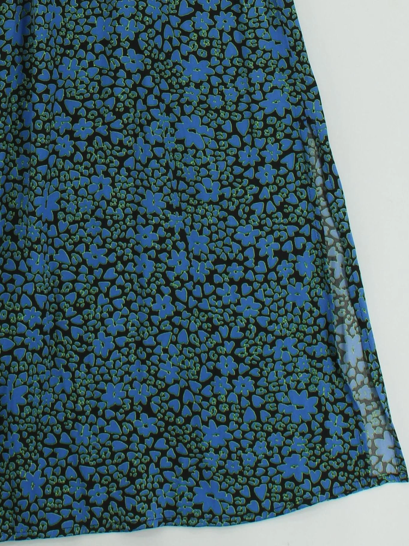 Hush Women's Midi Skirt L Multi Floral 100% Polyester Midi A-Line - Image 4