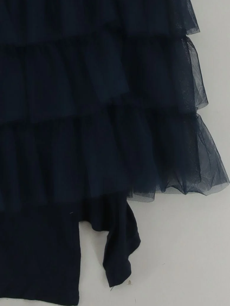 Hush Women's Midi Skirt UK 4 Blue Polyester with Viscose, Elastane Midi A-Line - Image 4