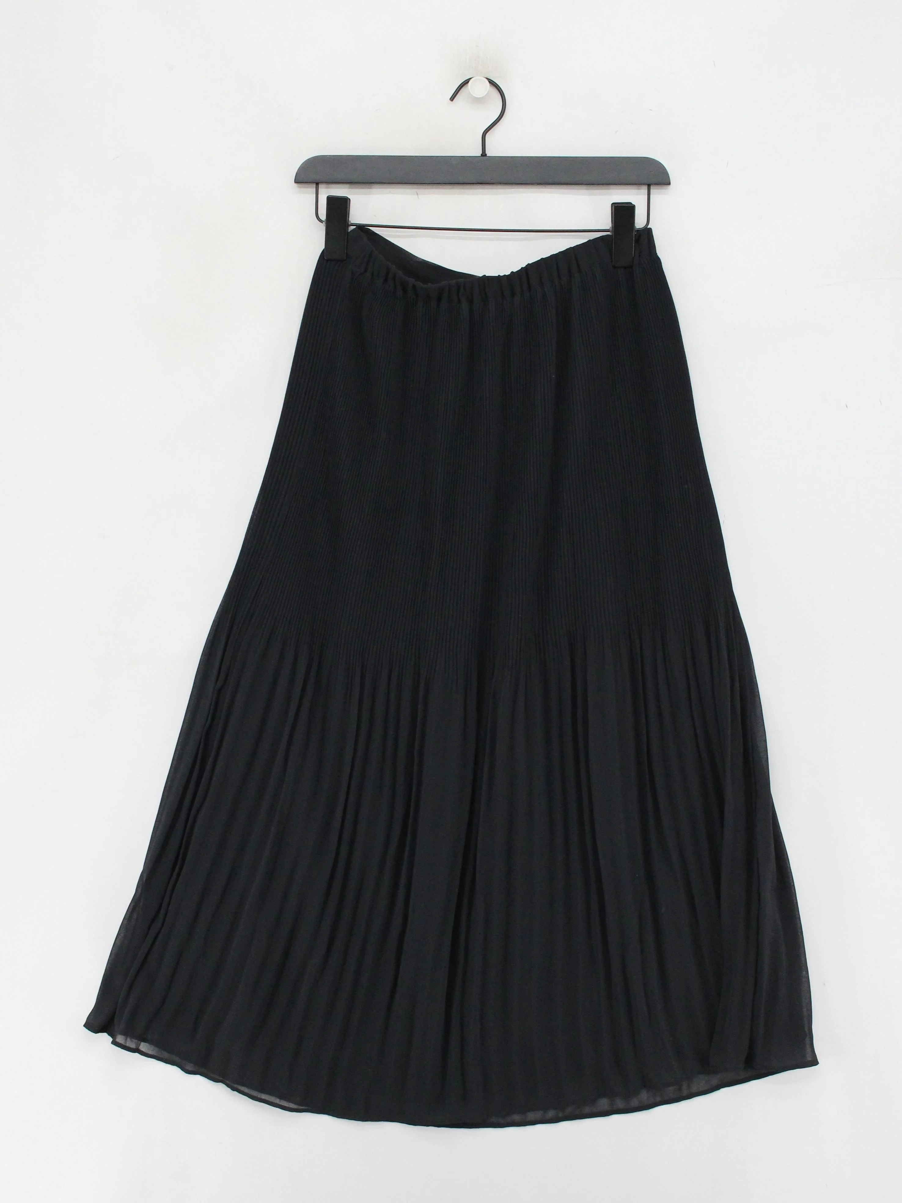 Hush Women's Midi Skirt UK 6 Black 100% Polyester Midi Pleated - Image 2