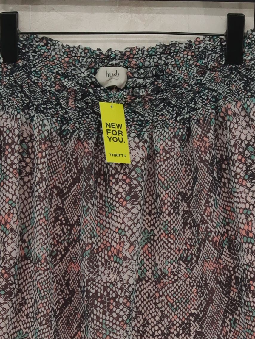Hush Women's Mini Skirt UK 12 Multi Animal Print 100% Polyester Short Mini - Image 3