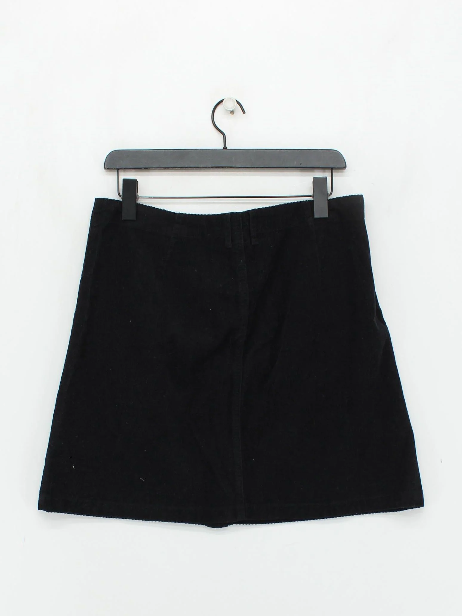 Hush Women's Mini Skirt UK 14 Black 100% Cotton Short Mini - Image 2