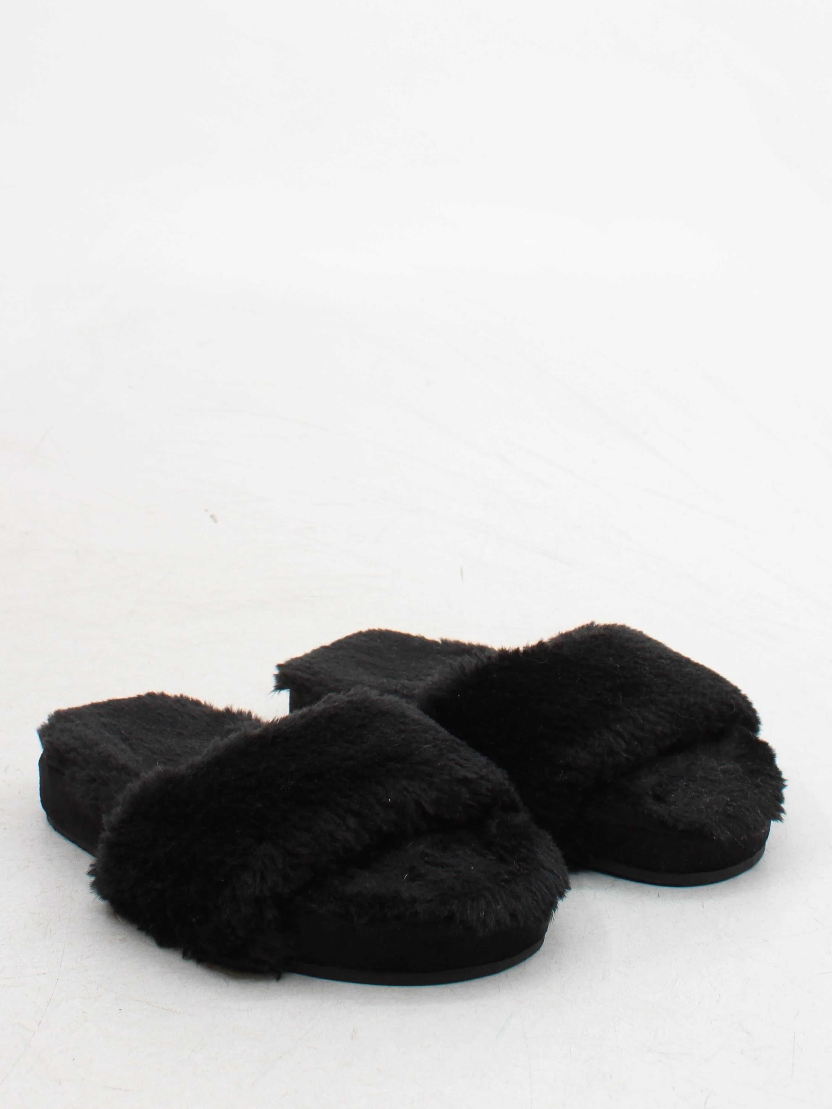 Hush Women's Sandals UK 3 Black 100% Polyester Slider - Image 4