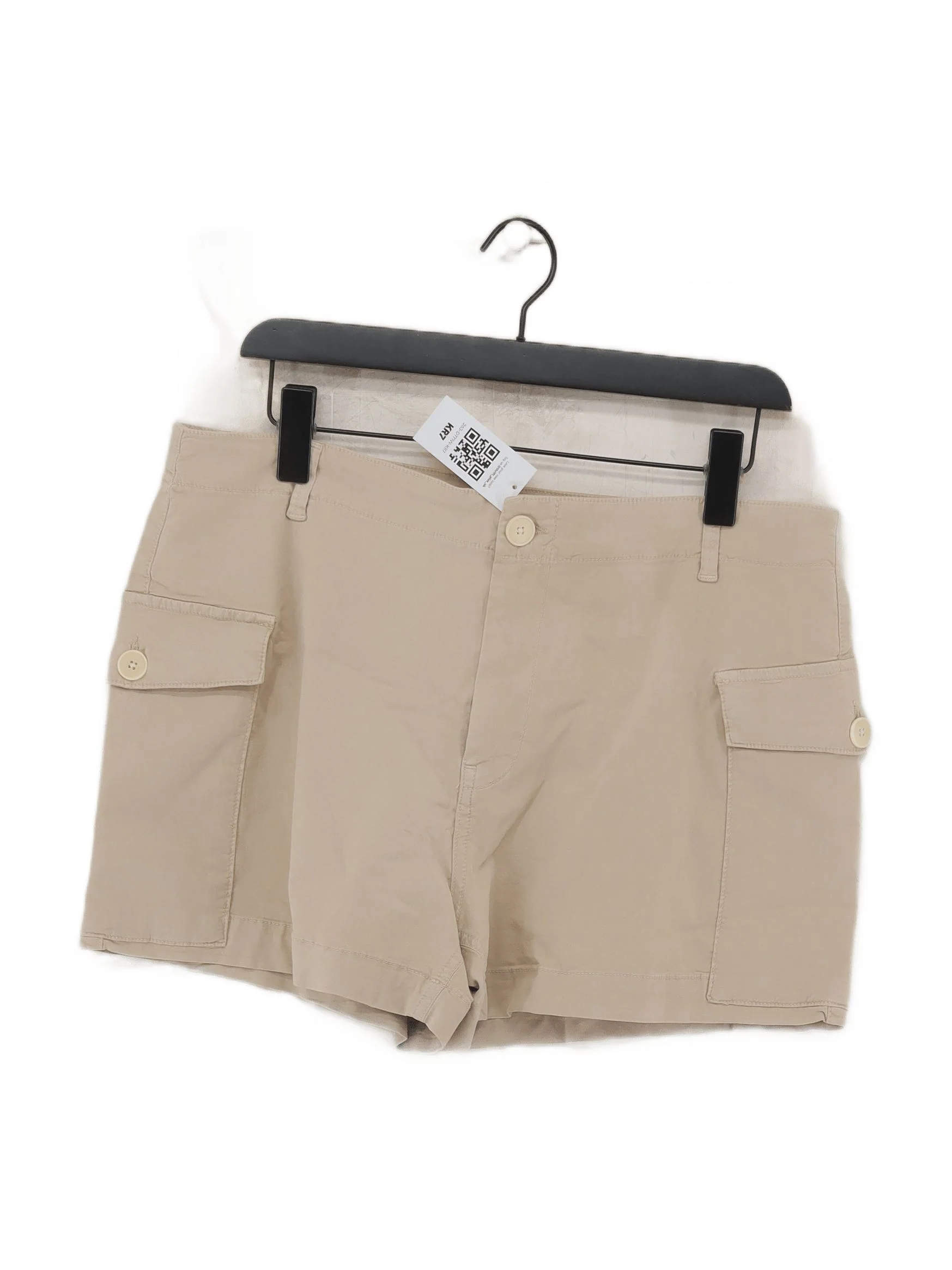 Hush Women's Shorts UK 14 Cream Lyocell Modal with Cotton, Elastane Cargo