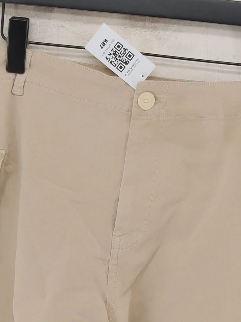 Hush Women's Shorts UK 14 Cream Lyocell Modal with Cotton, Elastane Cargo - Image 3