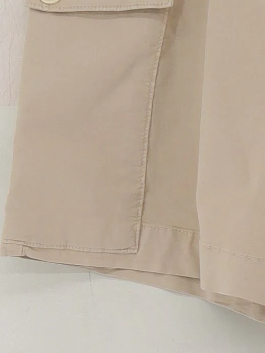 Hush Women's Shorts UK 14 Cream Lyocell Modal with Cotton, Elastane Cargo - Image 4