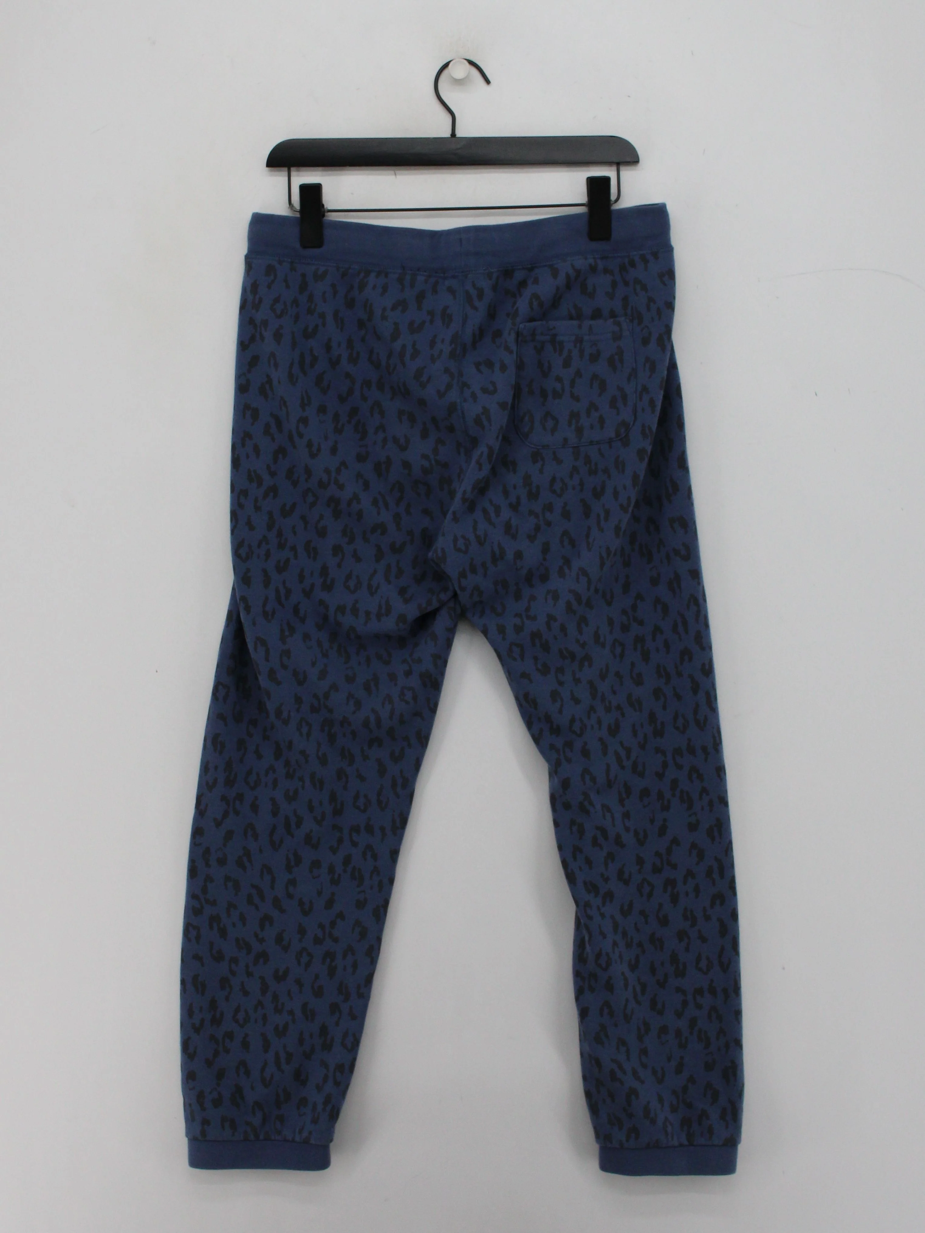 Hush Women's Sports Bottoms UK 12 Blue Cotton with Polyester Sweatpants - Image 2