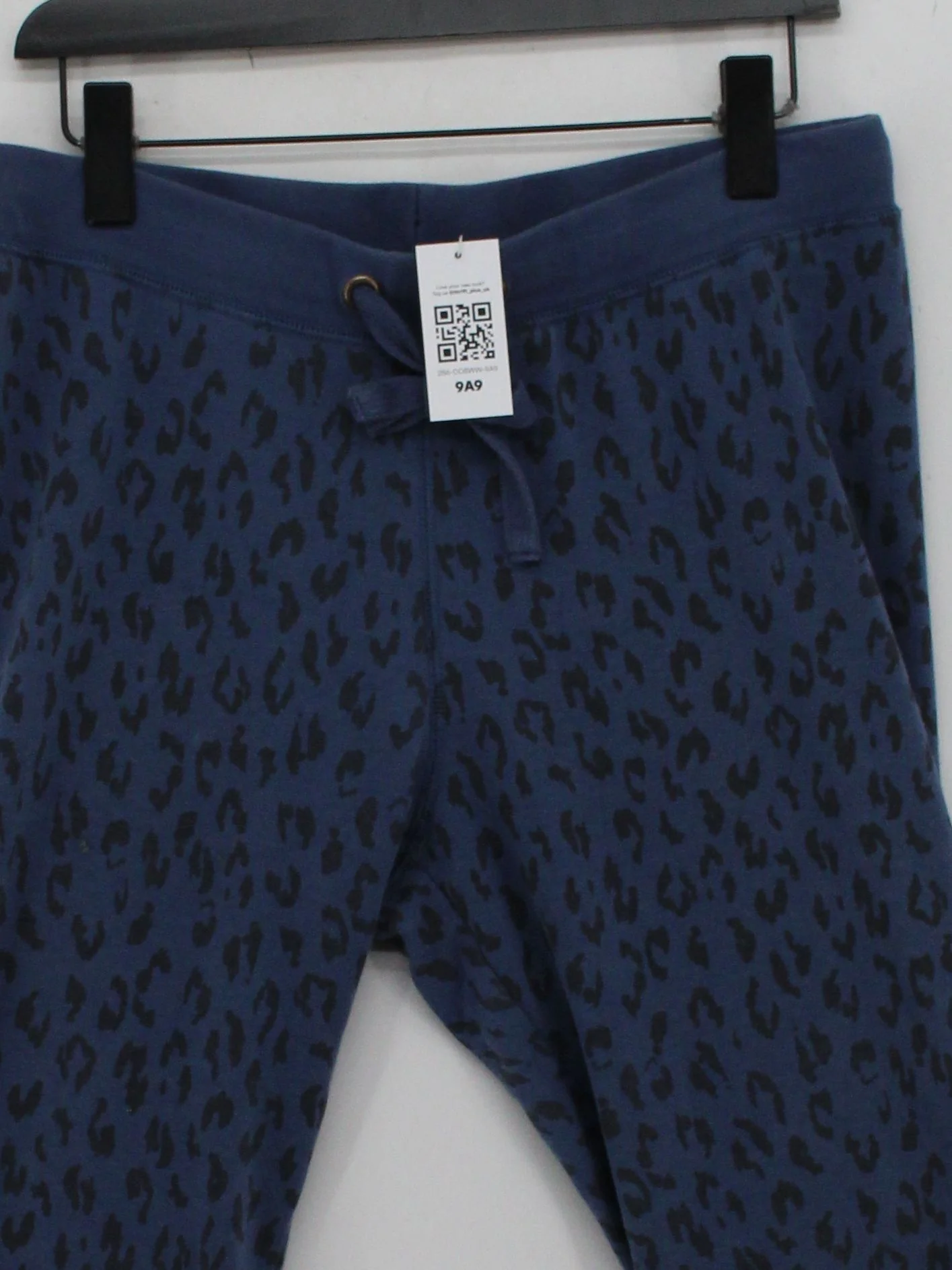 Hush Women's Sports Bottoms UK 12 Blue Cotton with Polyester Sweatpants - Image 3