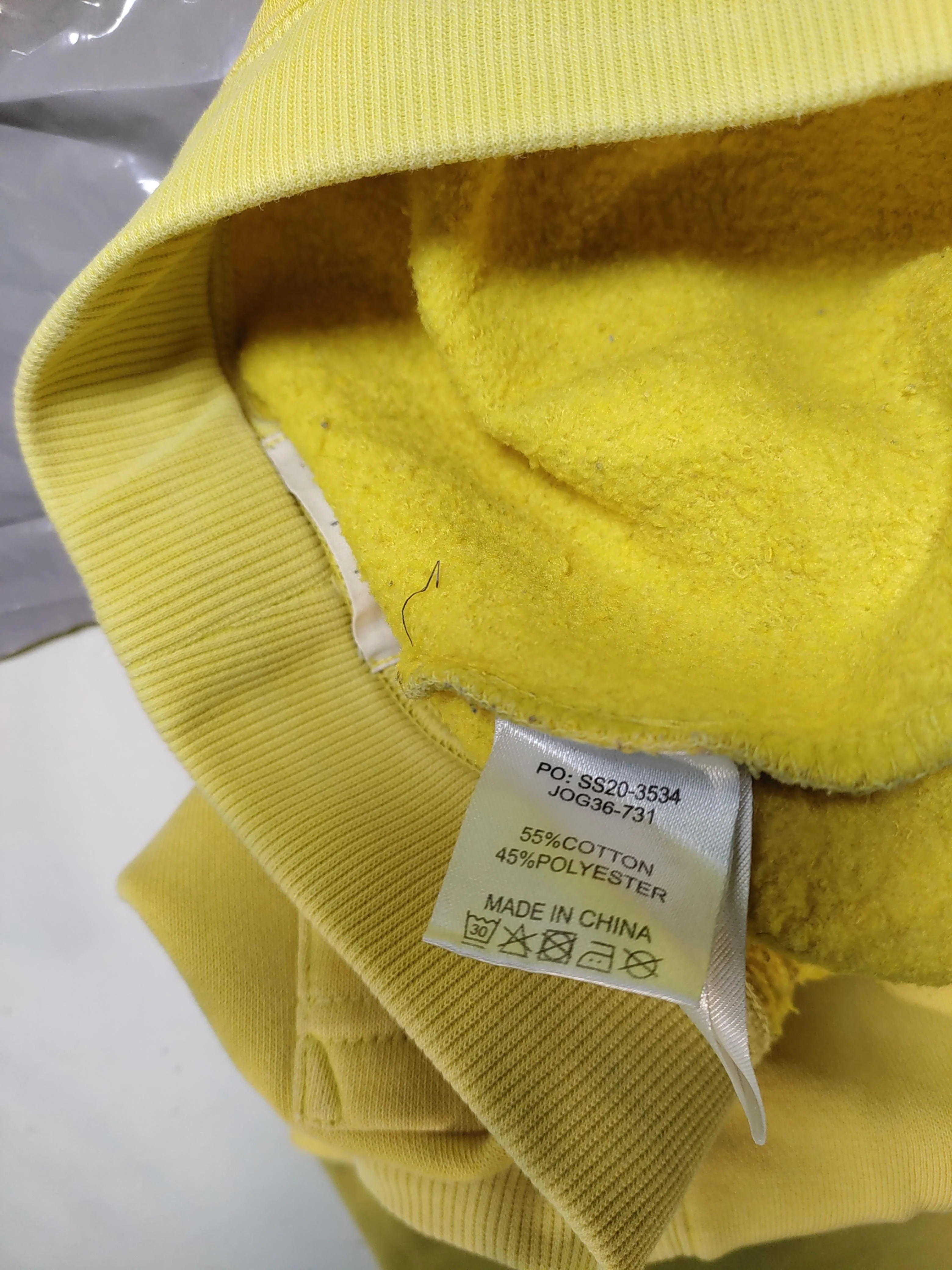 Hush Women's Sports Bottoms UK 14 Yellow Cotton with Polyester Sweatpants - Image 8