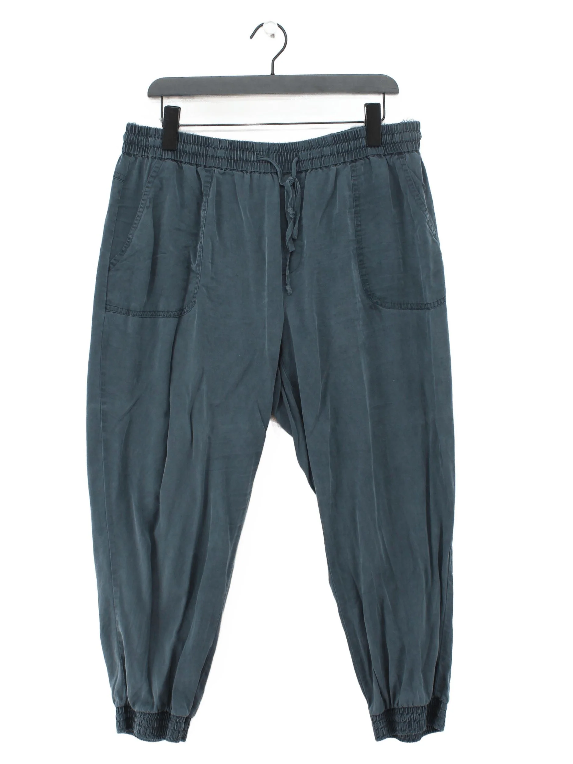 Hush Women's Sports Bottoms UK 16 Grey 100% Lyocell Modal Tapered Sweatpants