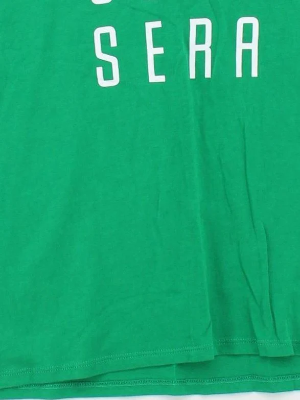 Hush Women's T-Shirt M Green Graphic 100% Cotton Short Sleeve Round Neck Basic - Image 4