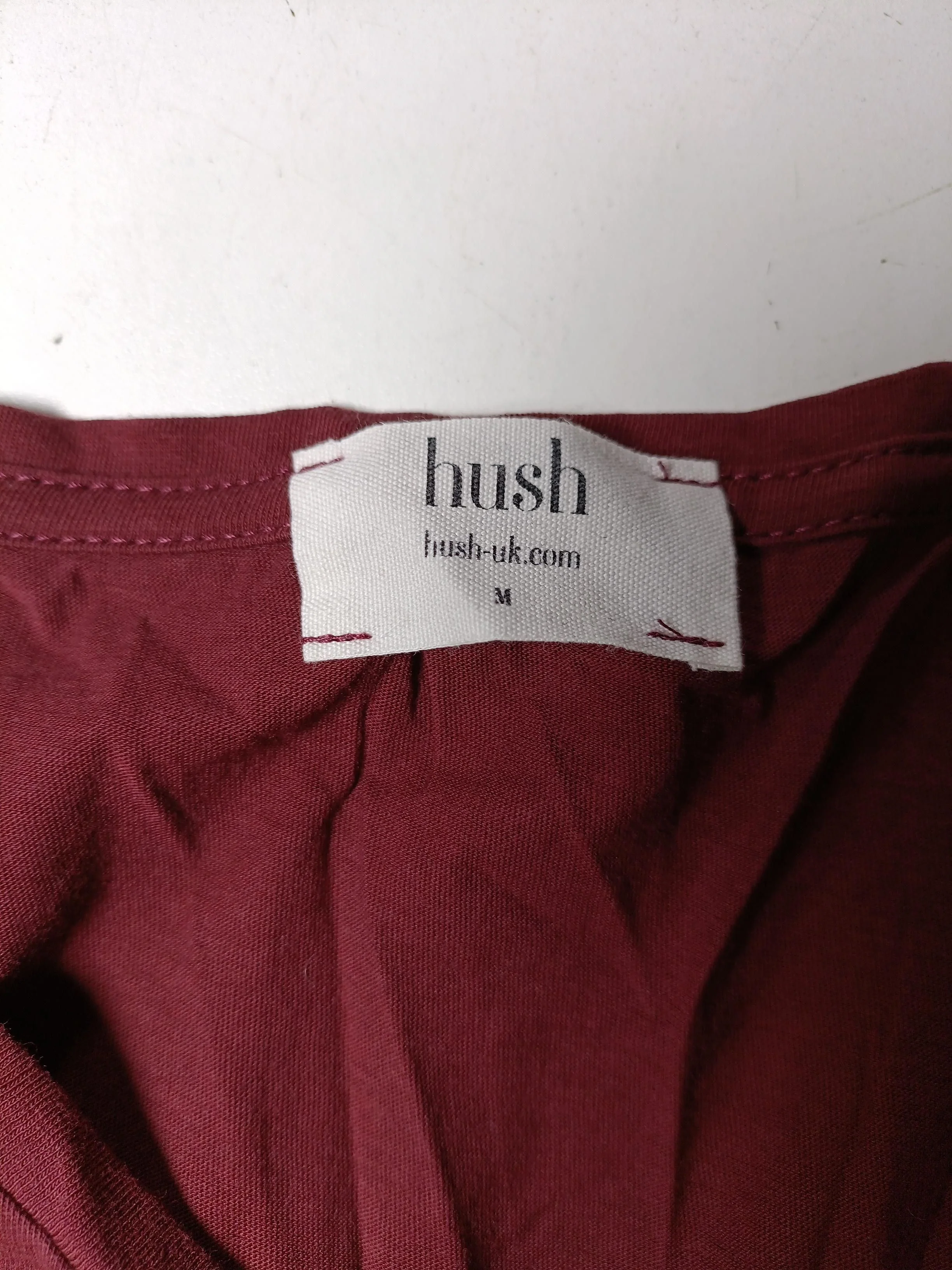 Hush Women's T-Shirt M Red Graphic 100% Cotton Short Sleeve Round Neck Basic - Image 5