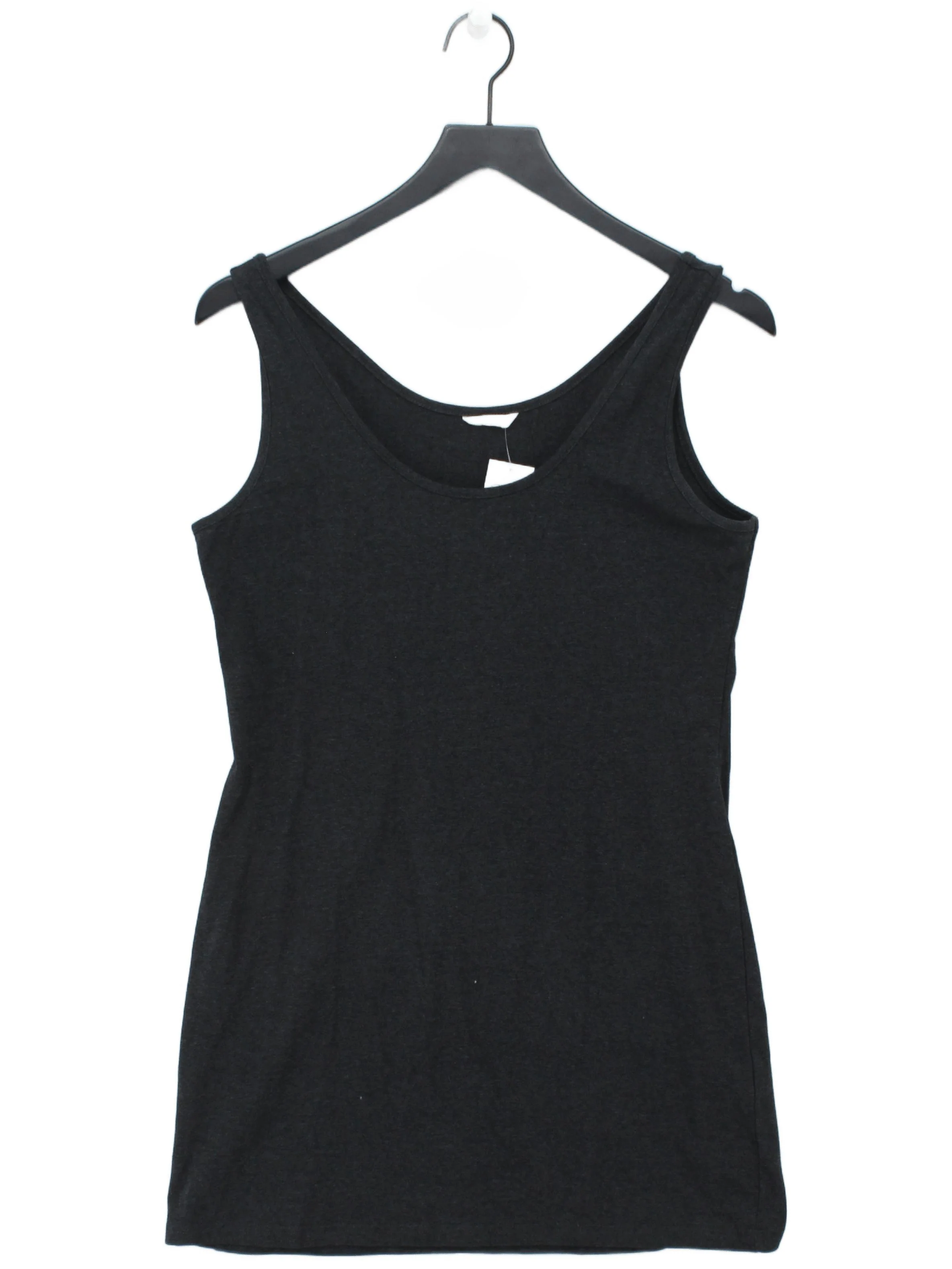 Hush Women's T-Shirt S Black Cotton with Elastane Sleeveless Round Neck Basic