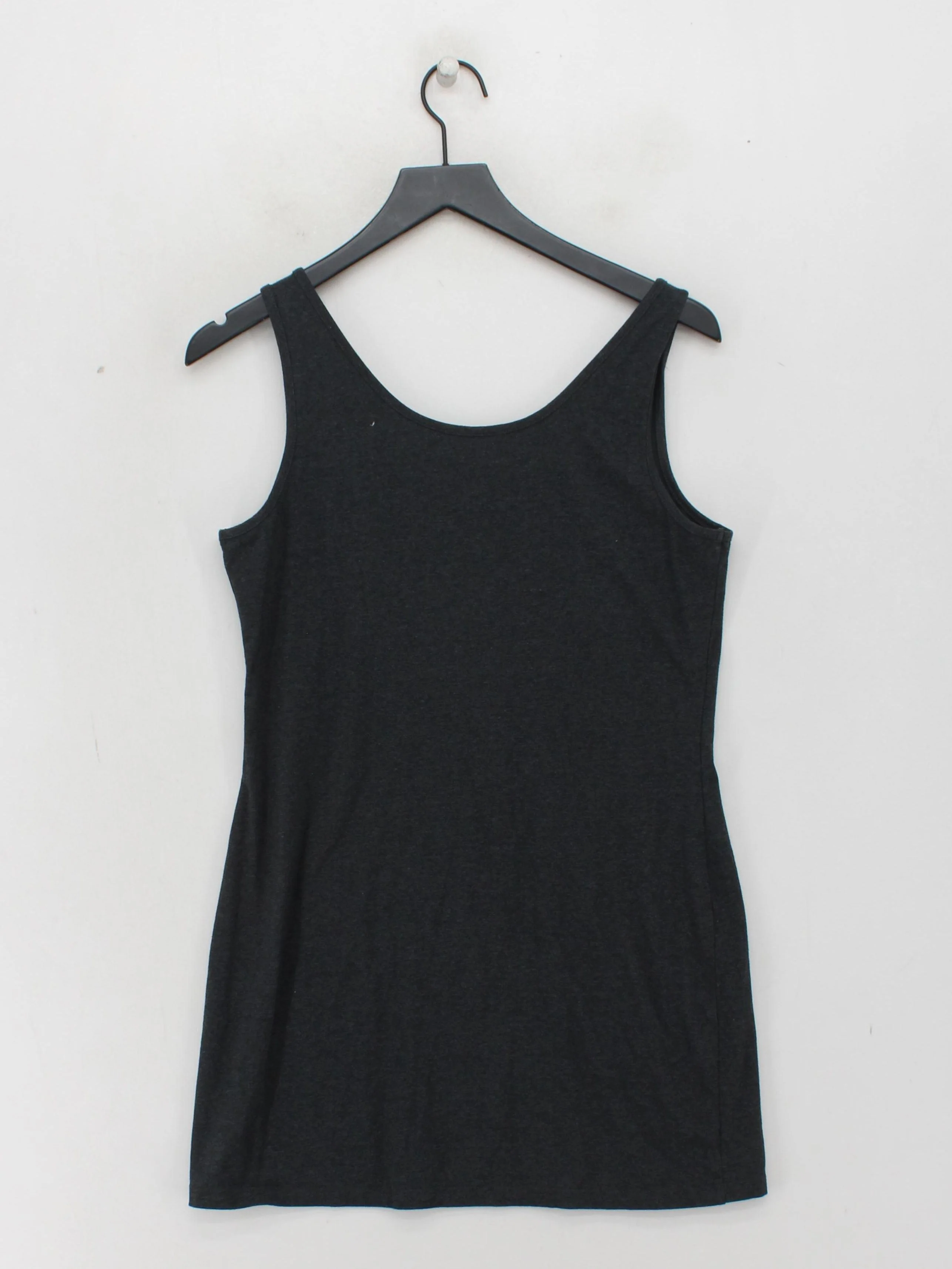 Hush Women's T-Shirt S Black Cotton with Elastane Sleeveless Round Neck Basic - Image 2