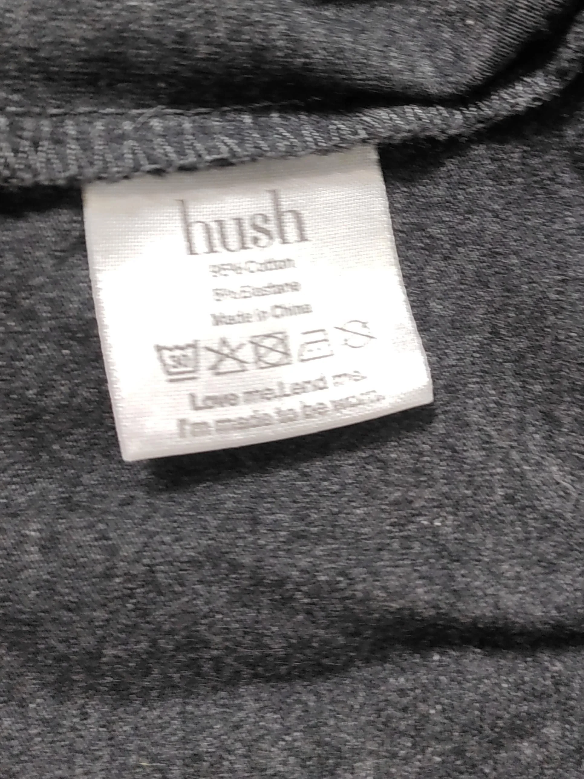 Hush Women's T-Shirt S Black Cotton with Elastane Sleeveless Round Neck Basic - Image 6