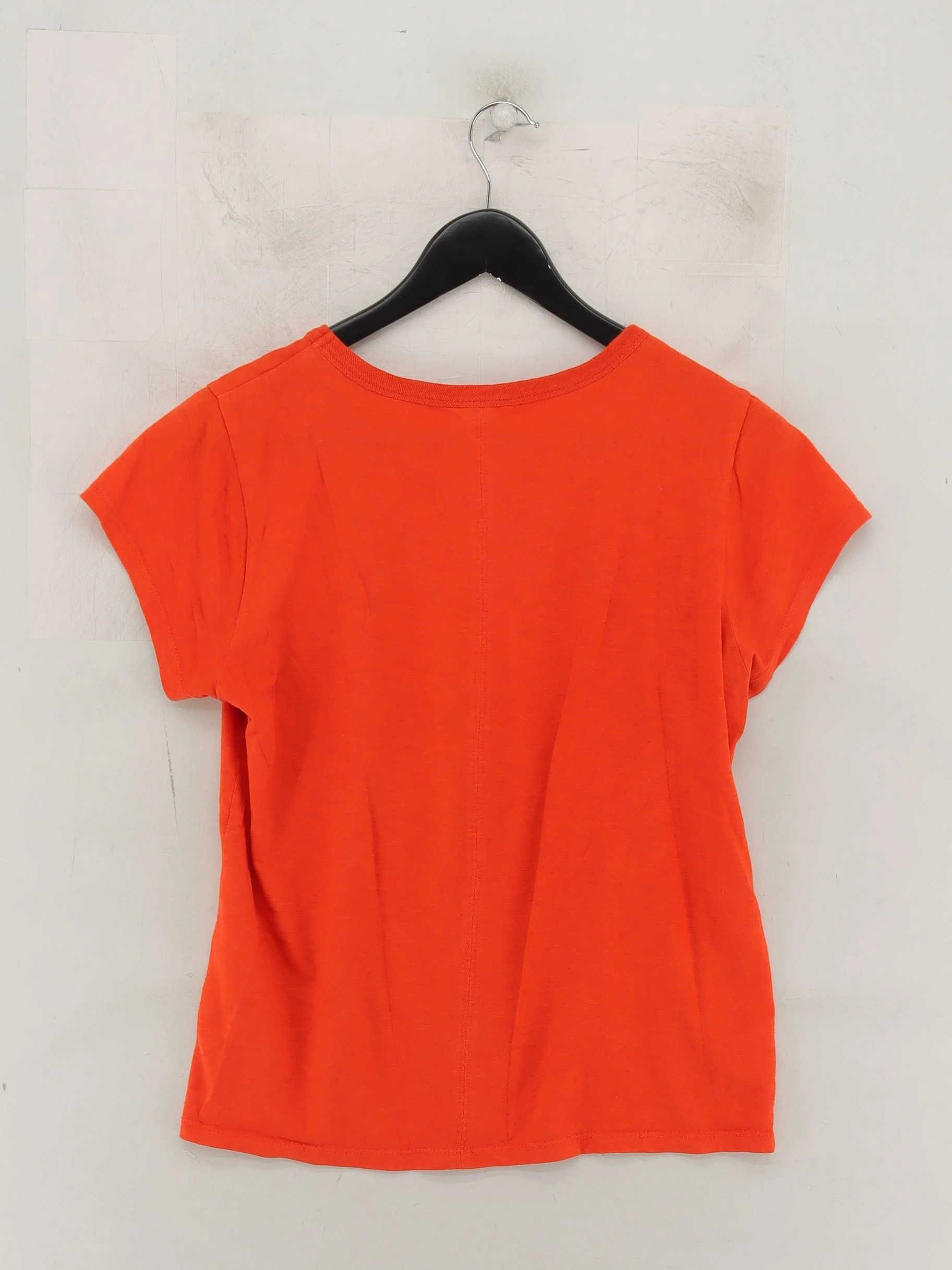 Hush Women's T-Shirt S Orange 100% Cotton Short Sleeve Round Neck Basic - Image 2