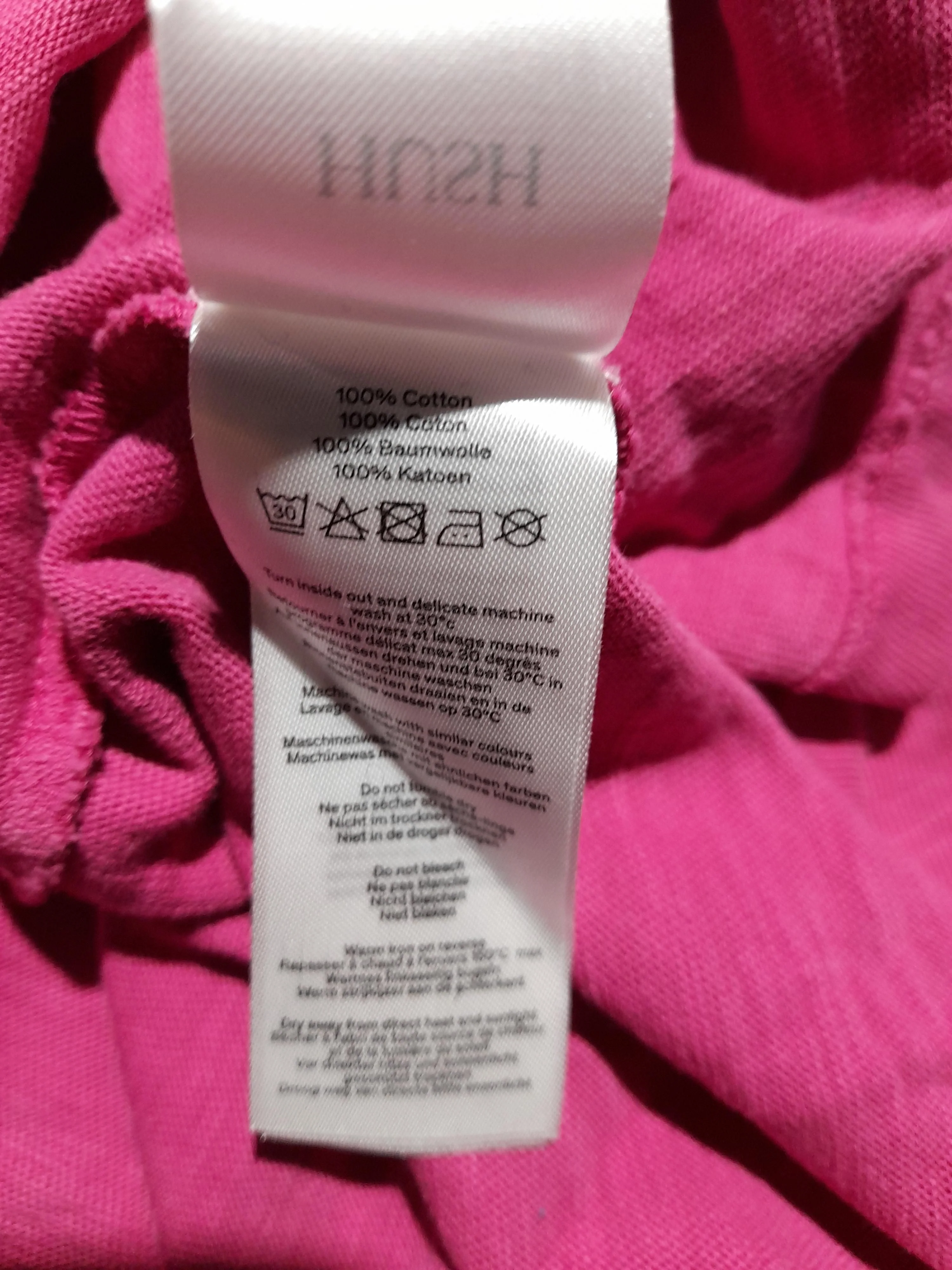 Hush Women's T-Shirt S Pink 100% Cotton Basic New with tags - Image 6