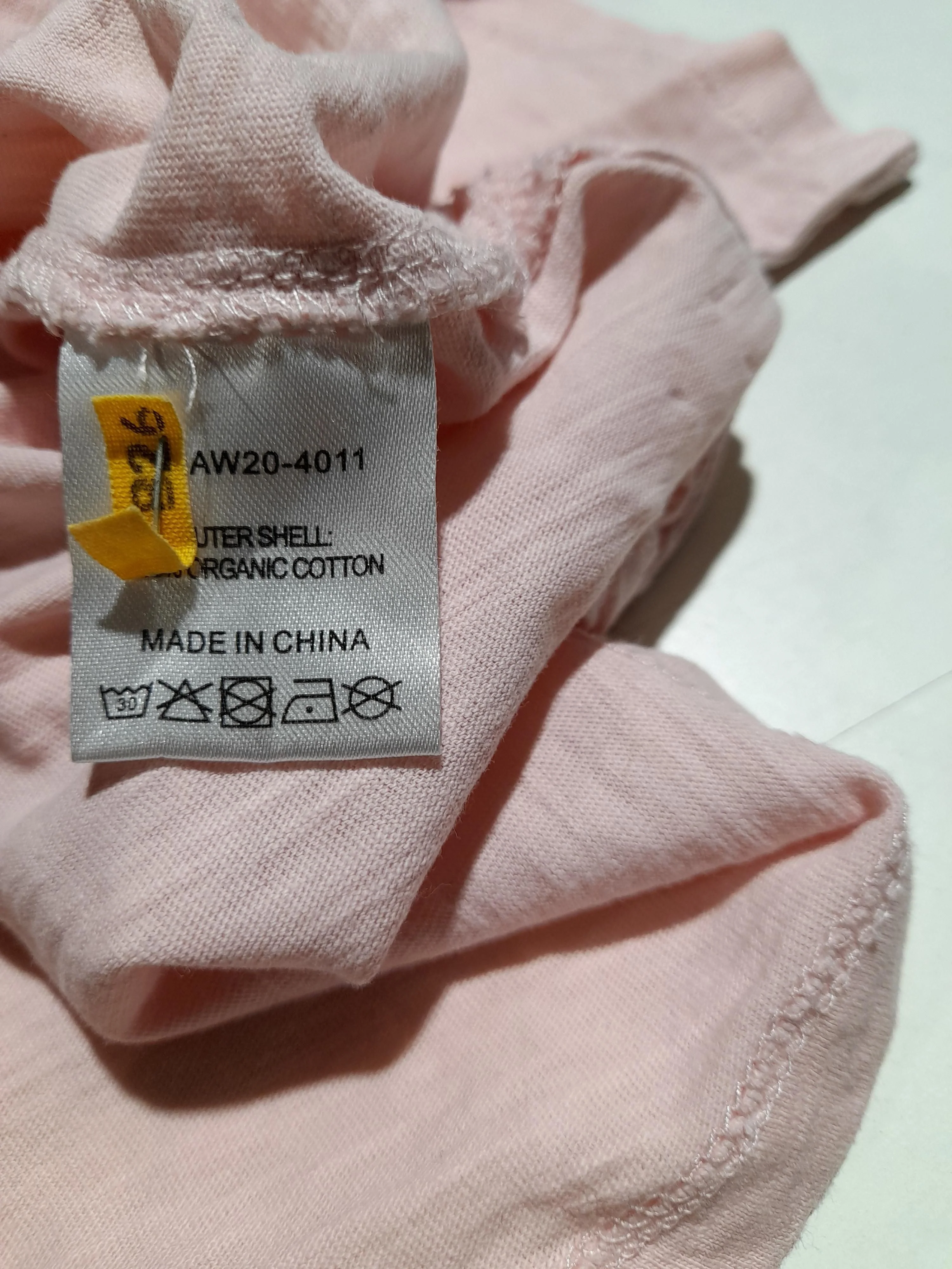 Hush Women's T-Shirt S Pink 100% Cotton Short Sleeve V-Neck Basic - Image 6
