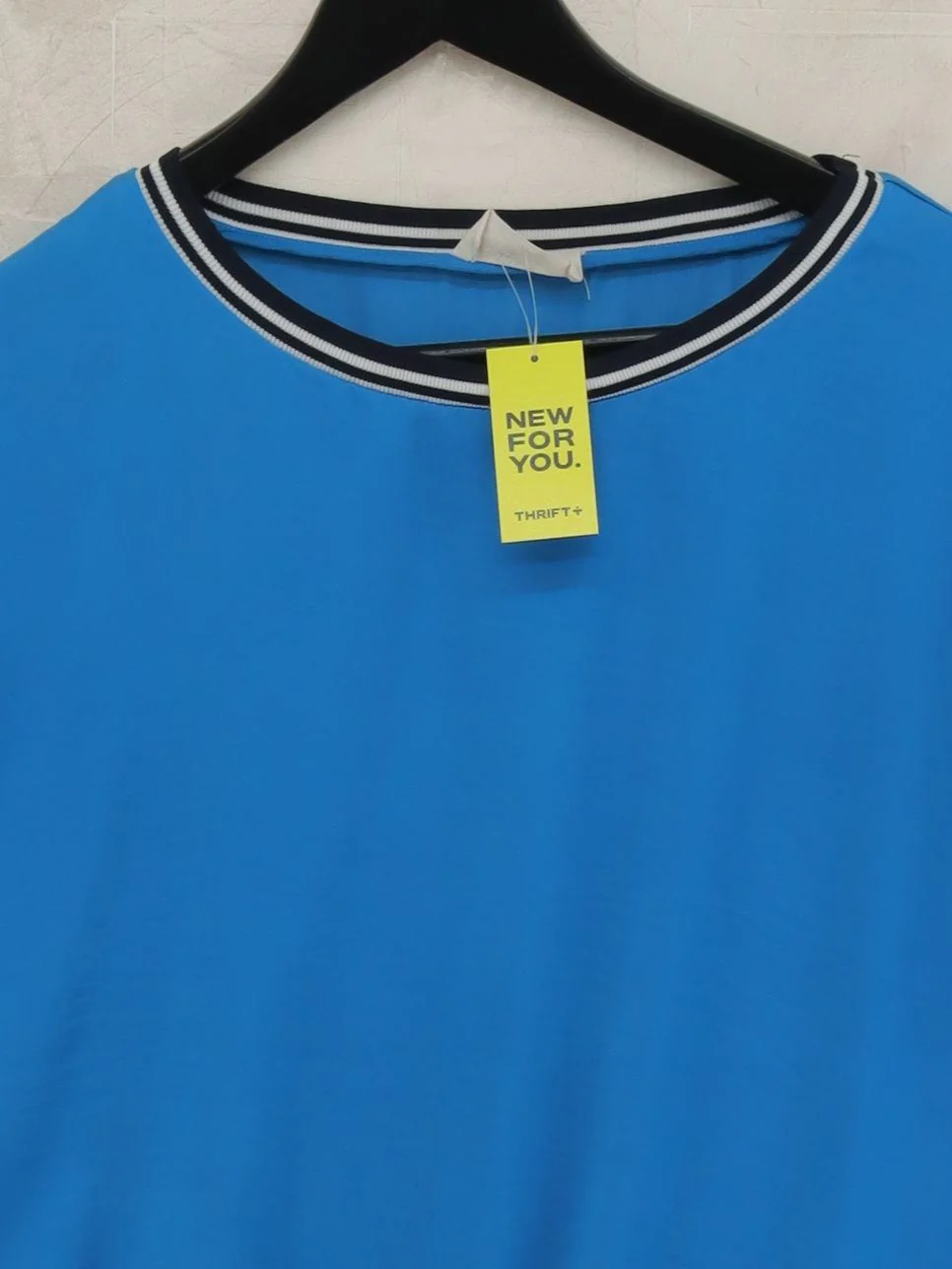 Hush Women's T-Shirt UK 12 Blue Polyester with Viscose Basic - Image 3
