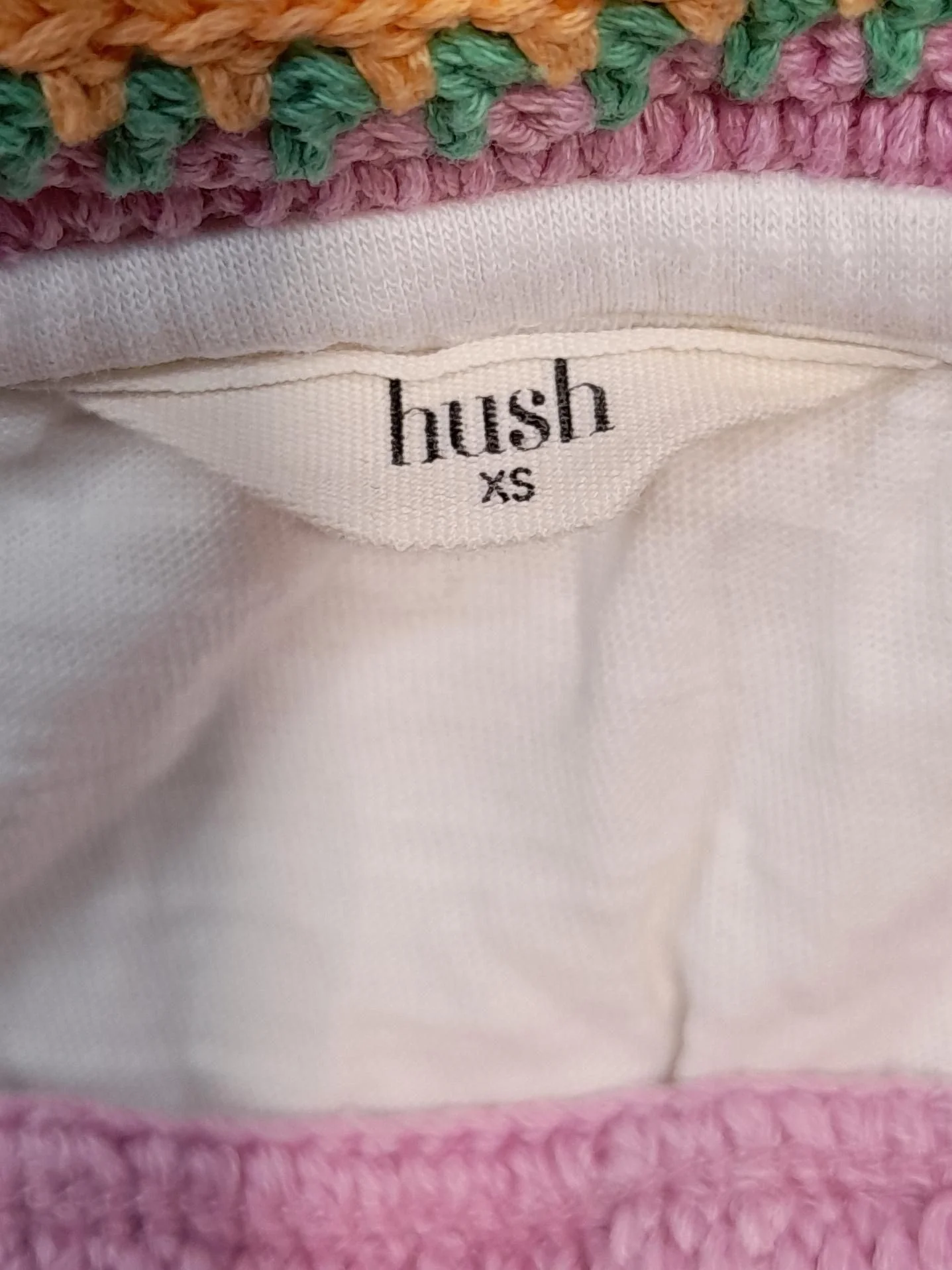 Hush Women's T-Shirt XS White 100% Cotton Short Sleeve Round Neck Basic - Image 6