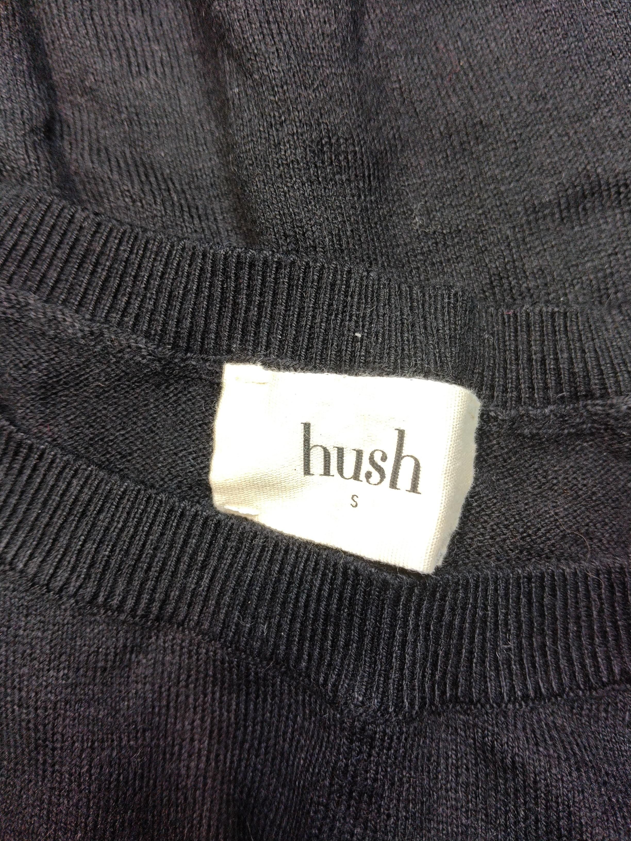 Hush Women's Top S Black 100% Other Long Sleeve Round Neck Basic - Image 5