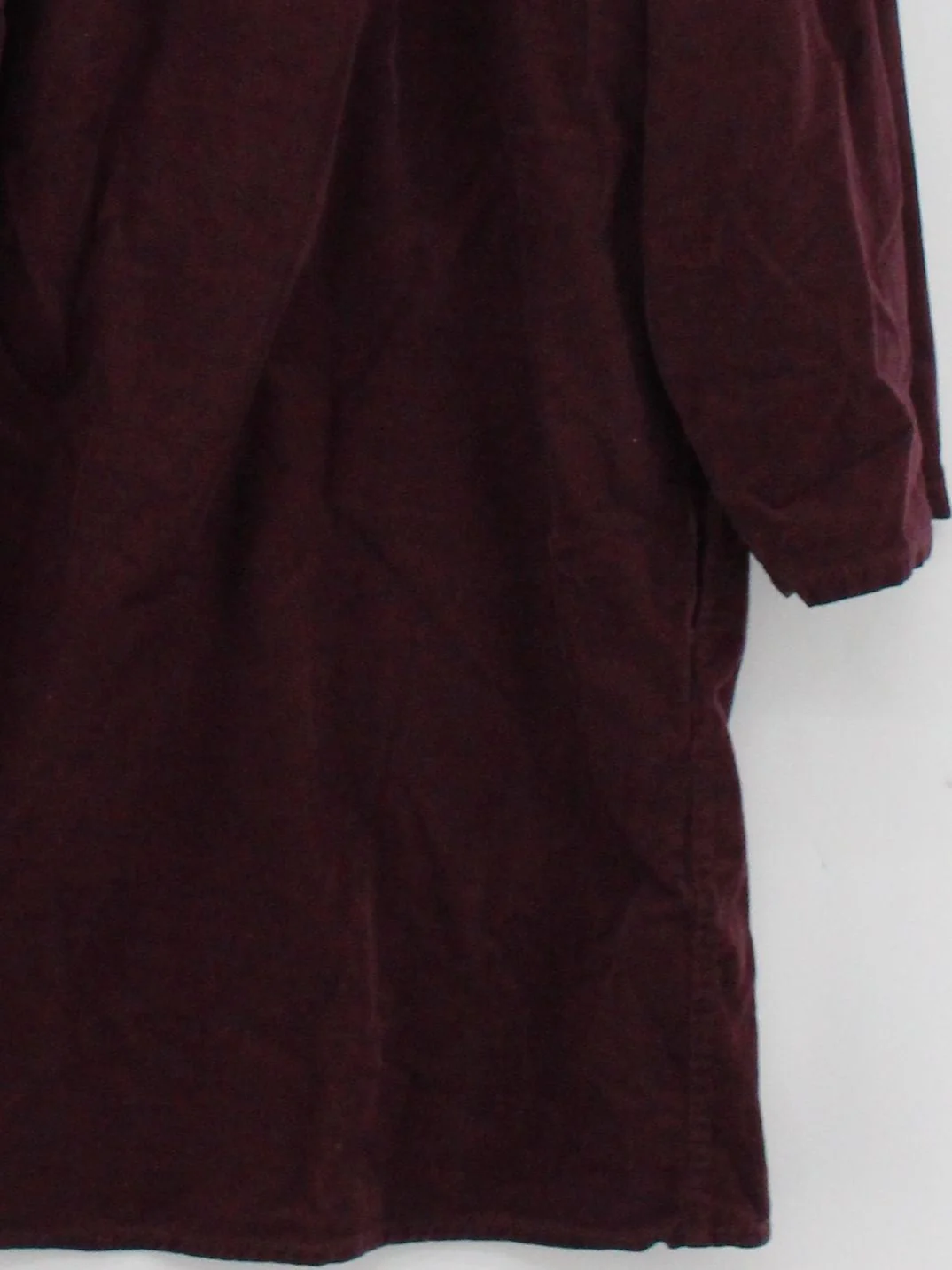 Hush Women's Top UK 10 Purple 100% Cotton 3/4 Sleeve V-Neck Tunic - Image 4