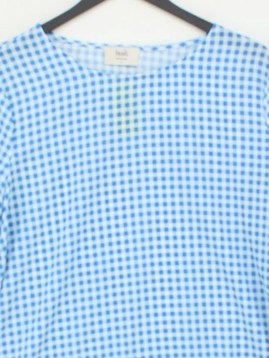 Hush Women's Top UK 12 Blue Polyester with Elastane Basic - Image 3