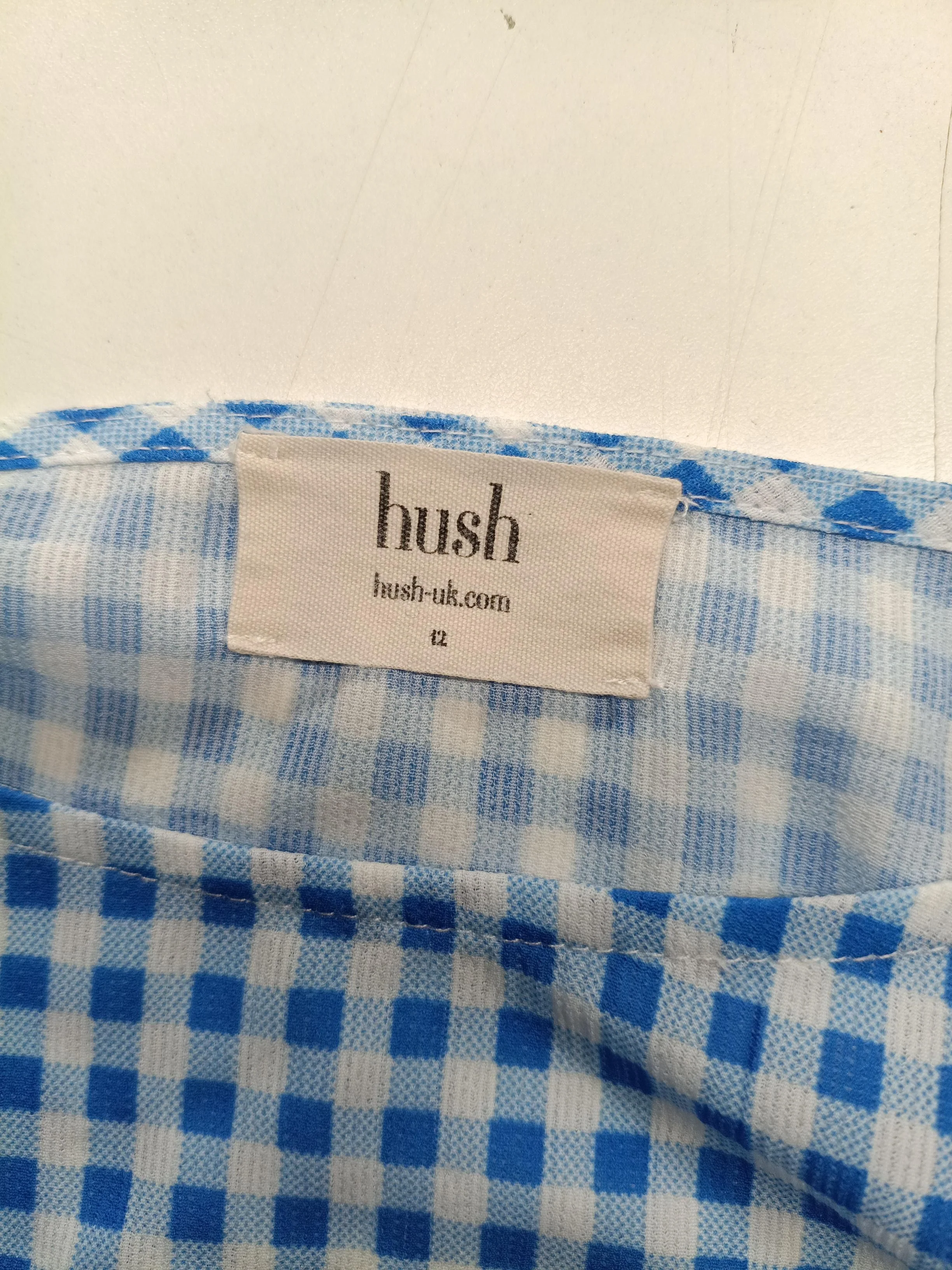 Hush Women's Top UK 12 Blue Polyester with Elastane Basic - Image 5