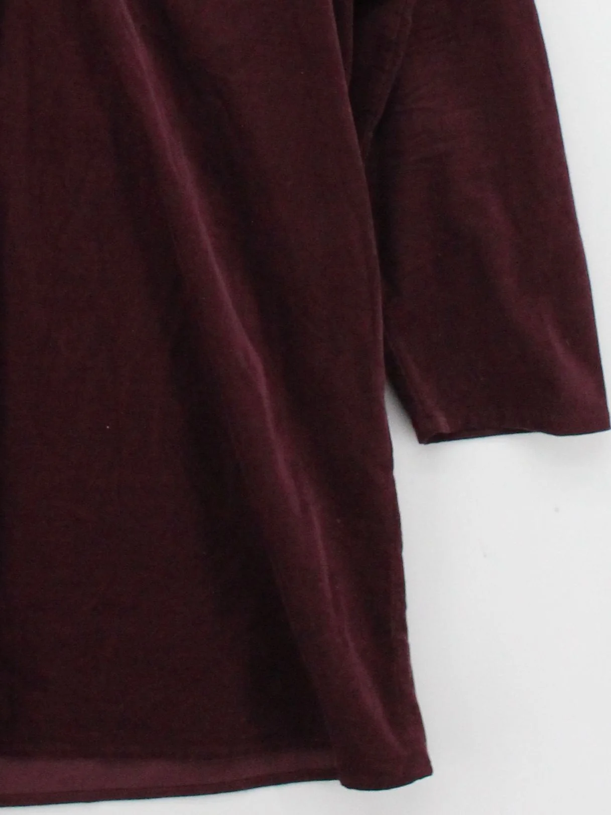 Hush Women's Top UK 12 Red 100% Cotton 3/4 Sleeve V-Neck Tunic - Image 4