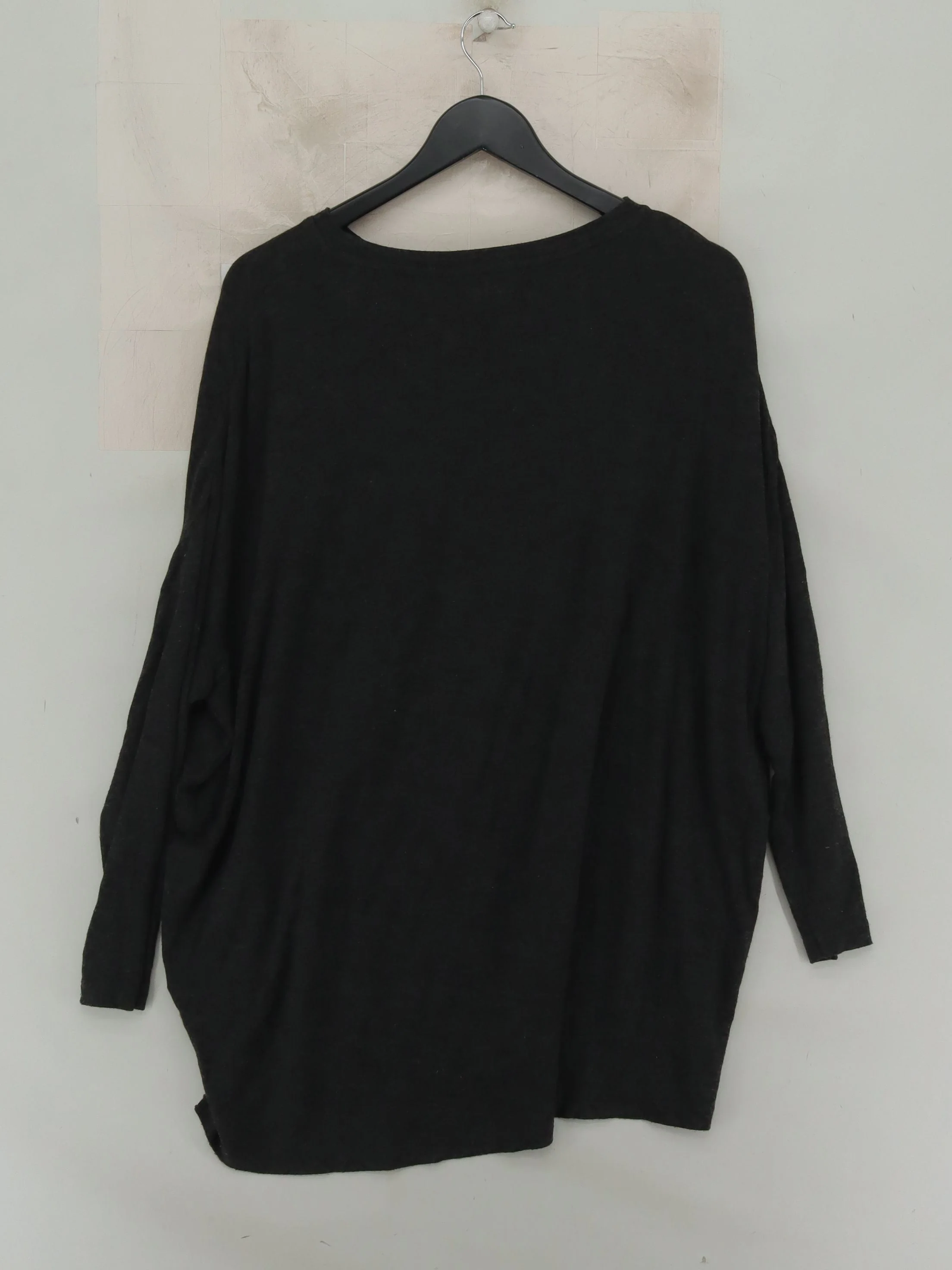 Hush Women's Top XS Grey Viscose with Elastane 3/4 Sleeve Round Neck Basic - Image 2