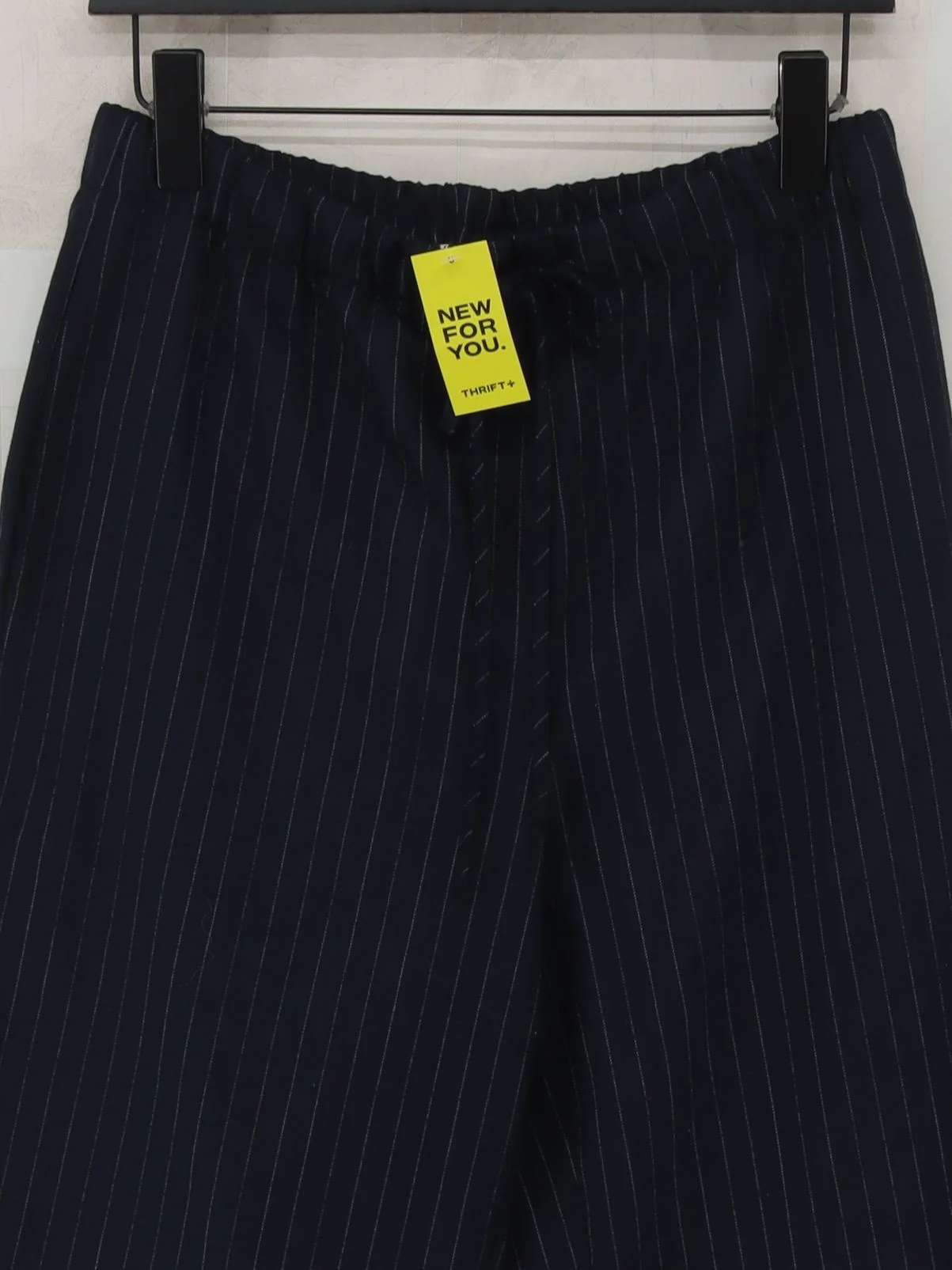 Hush Women's Trousers UK 10 Blue Wool with Polyester, Viscose, Elastane Chino - Image 3