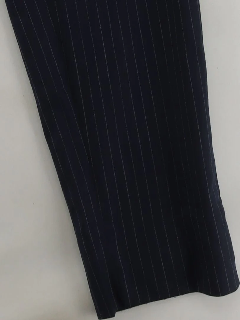 Hush Women's Trousers UK 10 Blue Wool with Polyester, Viscose, Elastane Chino - Image 4