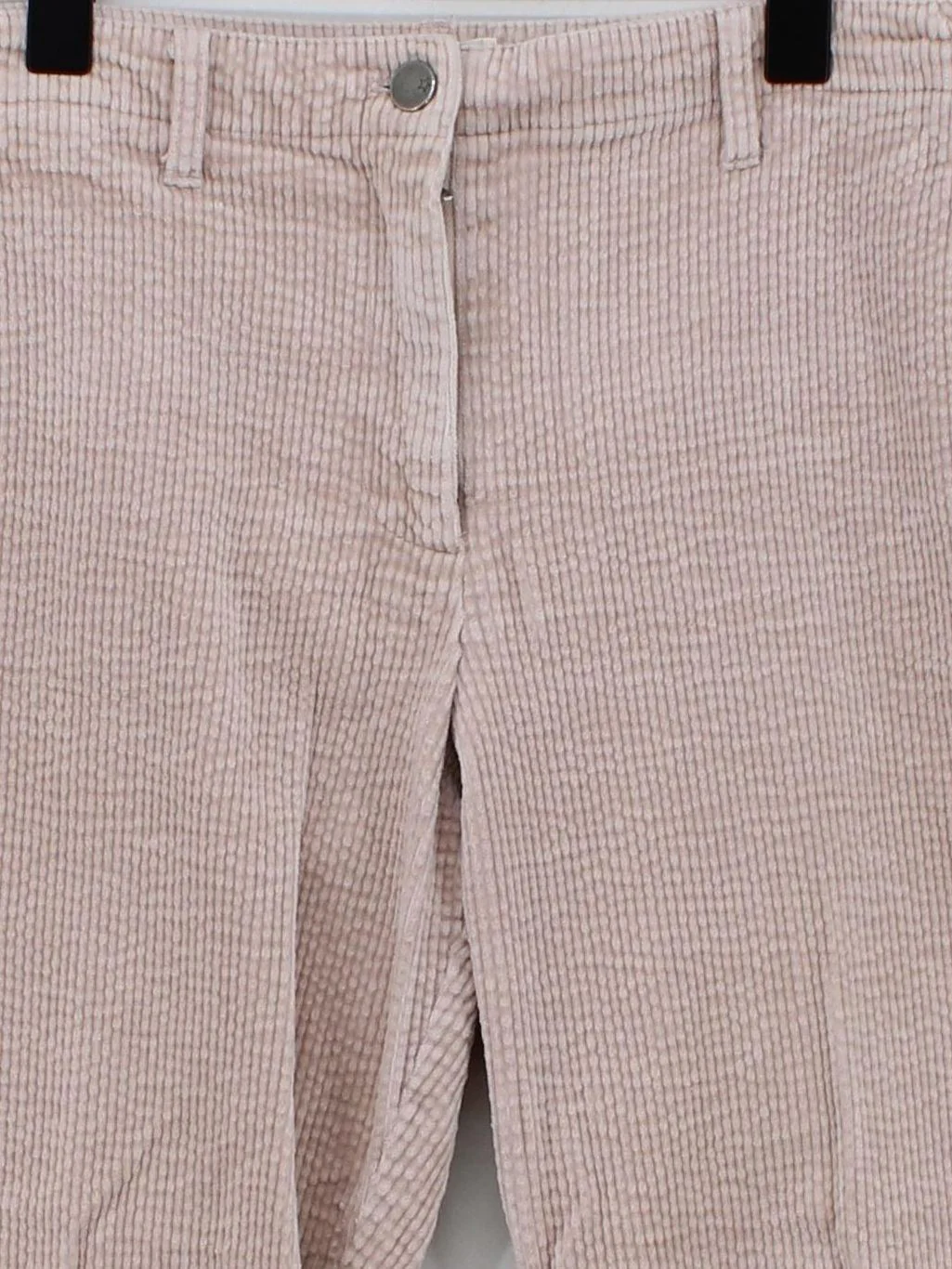 Hush Women's Trousers UK 10 Pink Cotton with Elastane Tapered Cropped - Image 3